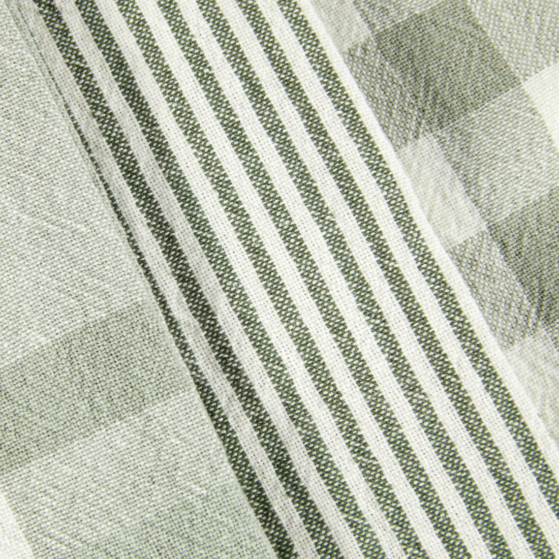 2 3 Pack Green Patterned Tea Towels, 2 of 6