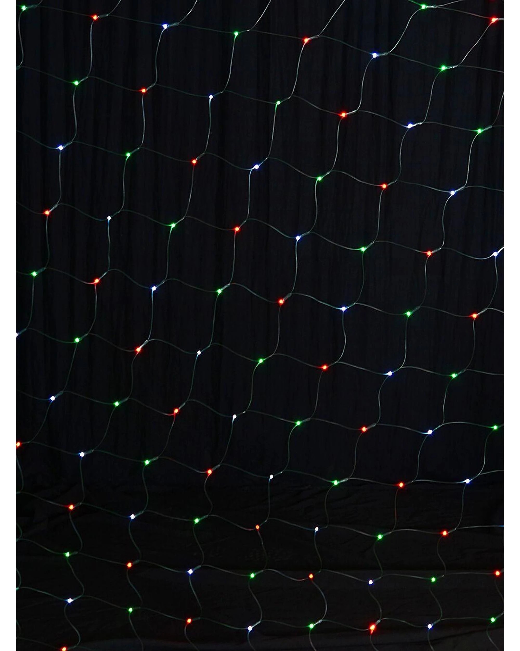 Christmas Warehouse 256 Multi Colour LED Hybrid Solar & Electric Net ...