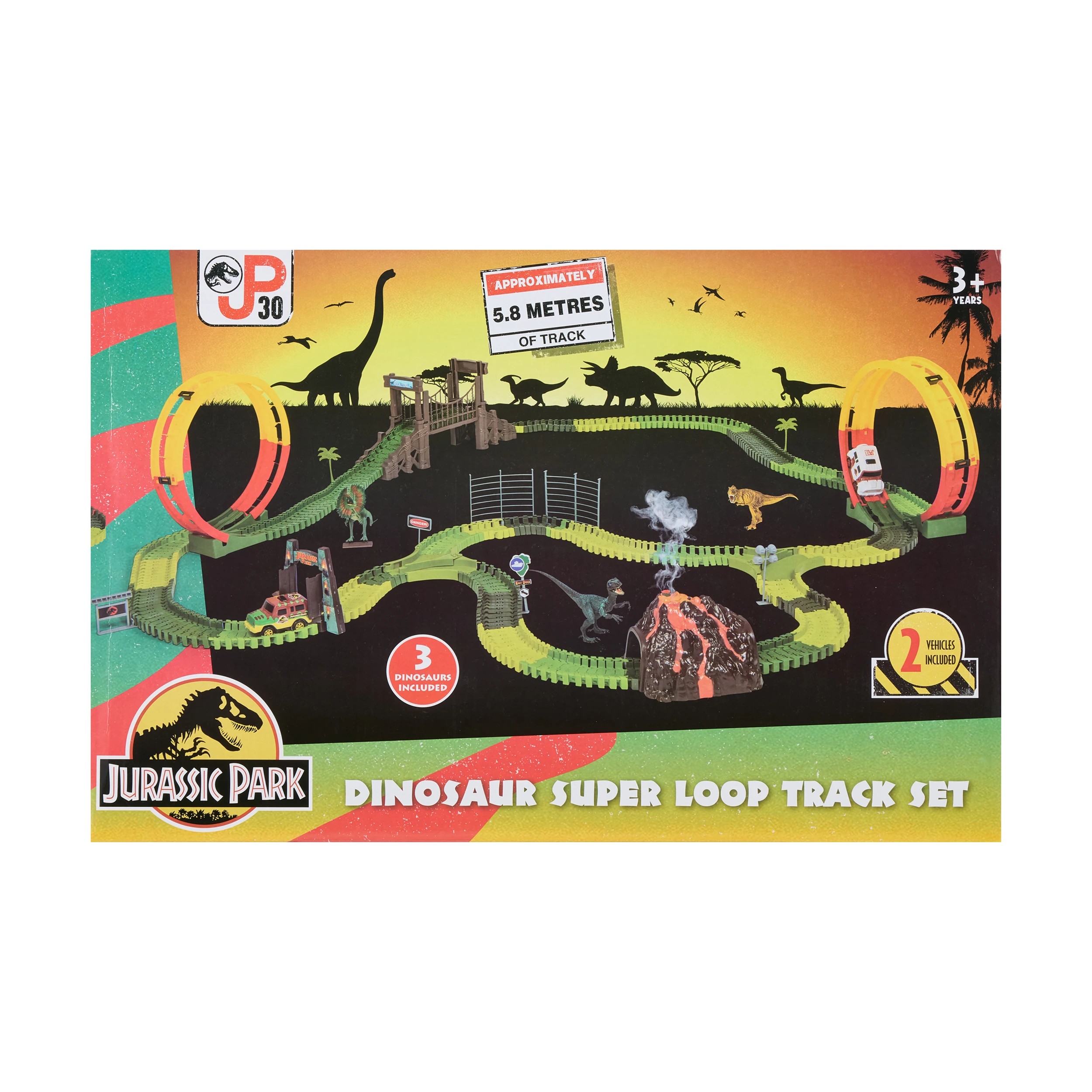 1 Jurassic Park Dinosaur Super Loop Track Set, 1 of 10
