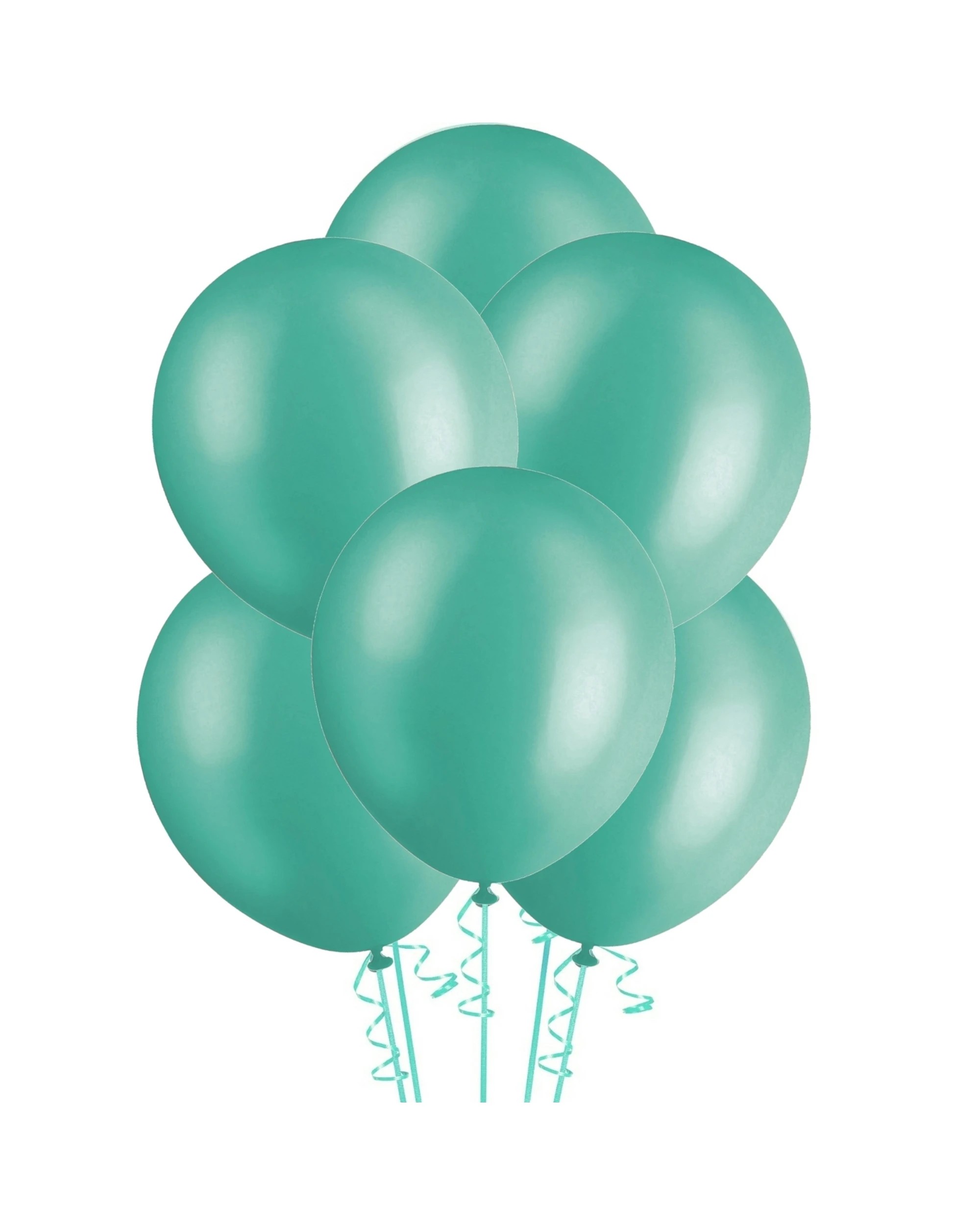 1 Artwrap Teal Pearl Balloons Pack of 20 - Blue, 1 of 1