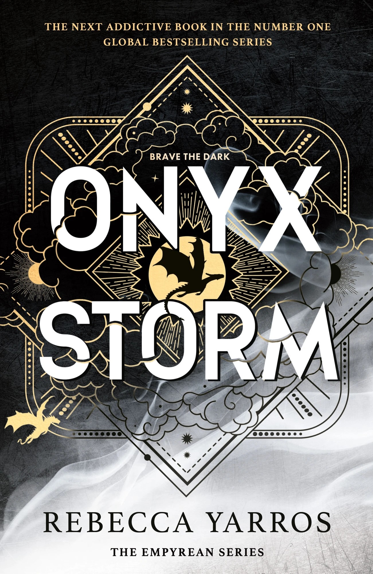 1 The Empyrean Series: Brave The Dark Onyx Storm by Rebecca Yarros - Paperback Book