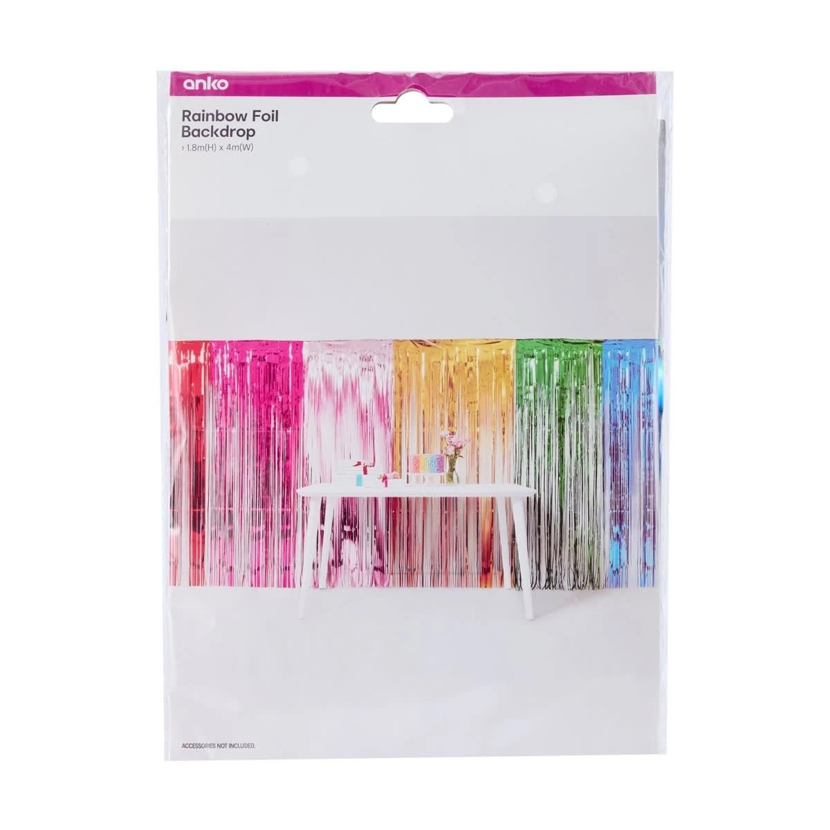 6 Rainbow Foil Backdrop, 6 of 6