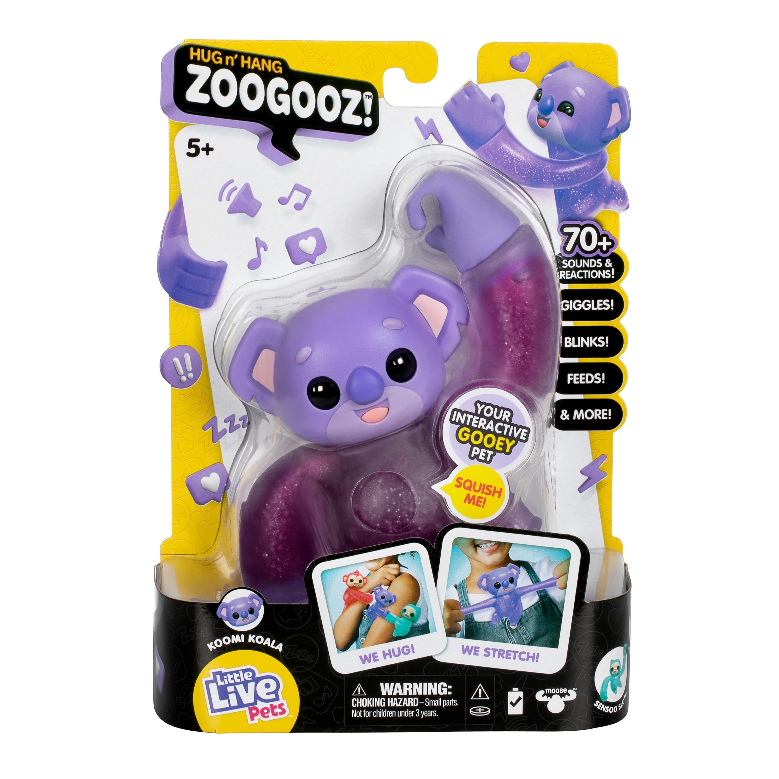 6 Little Live Pets Hug N' Hang Zoogooz - Assorted* - Multi, 6 of 10