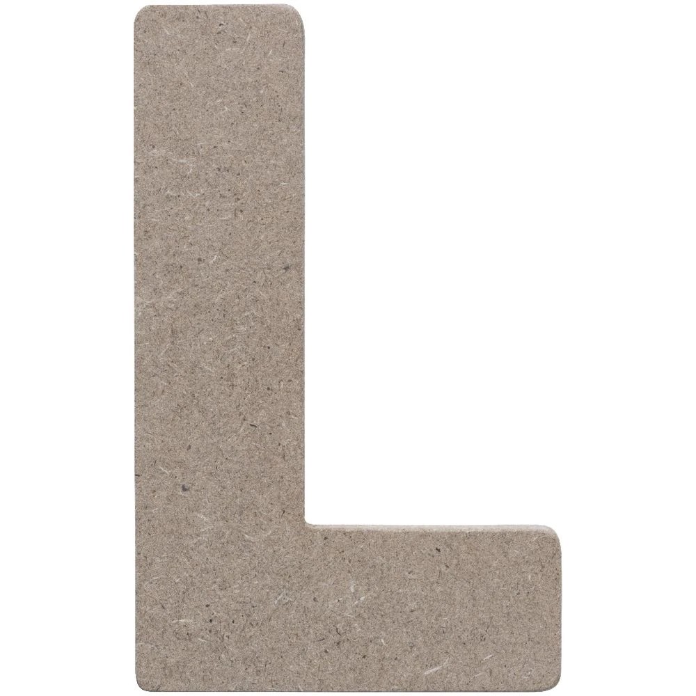 2 Born Wooden Alphabet Letter L 10cm, 2 of 3