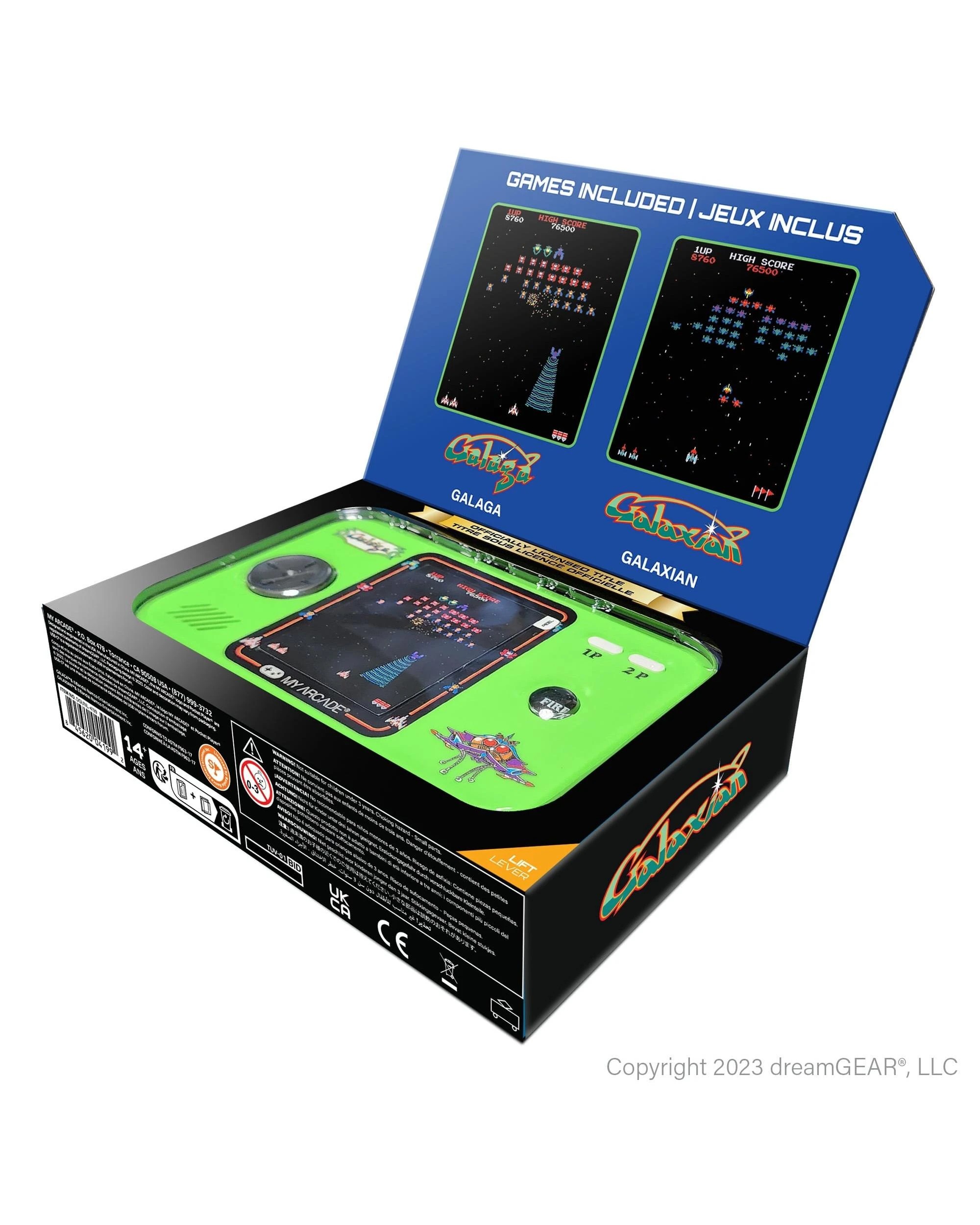 5 My Arcade Galaga Pocket Player Pro, 5 of 9