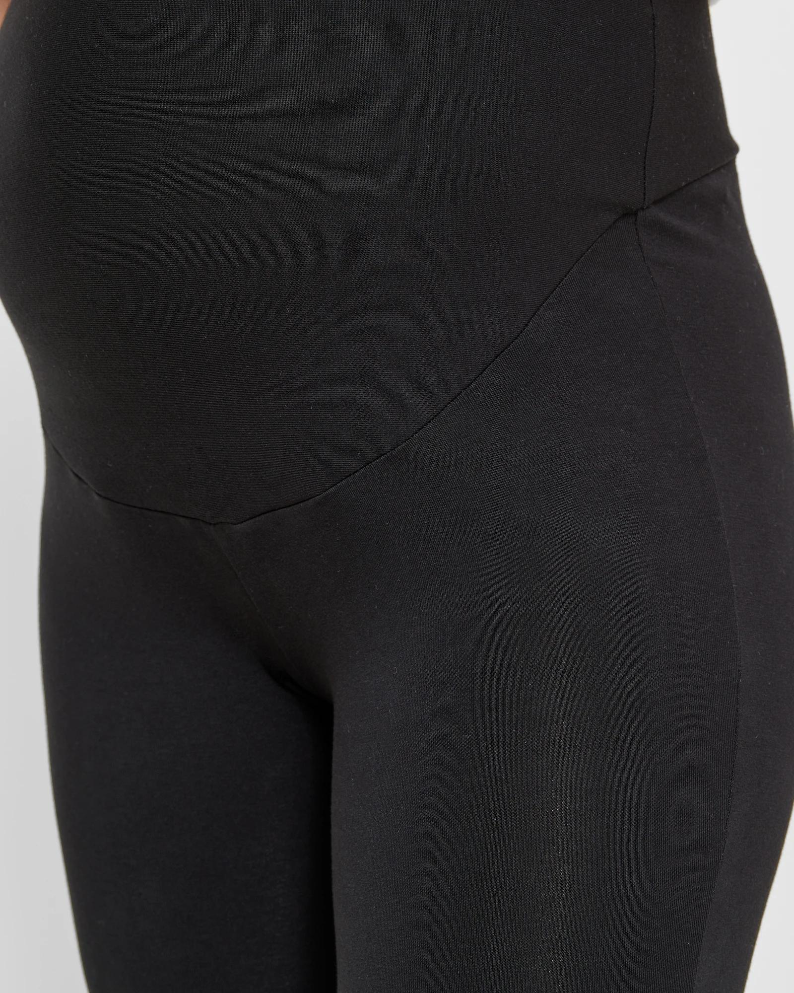 5 Target Maternity Australian Cotton Over The Belly Leggings BLACK, 5 of 10