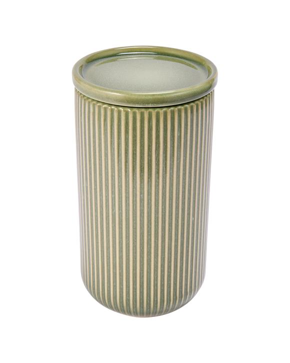 Large Green Linear Canister