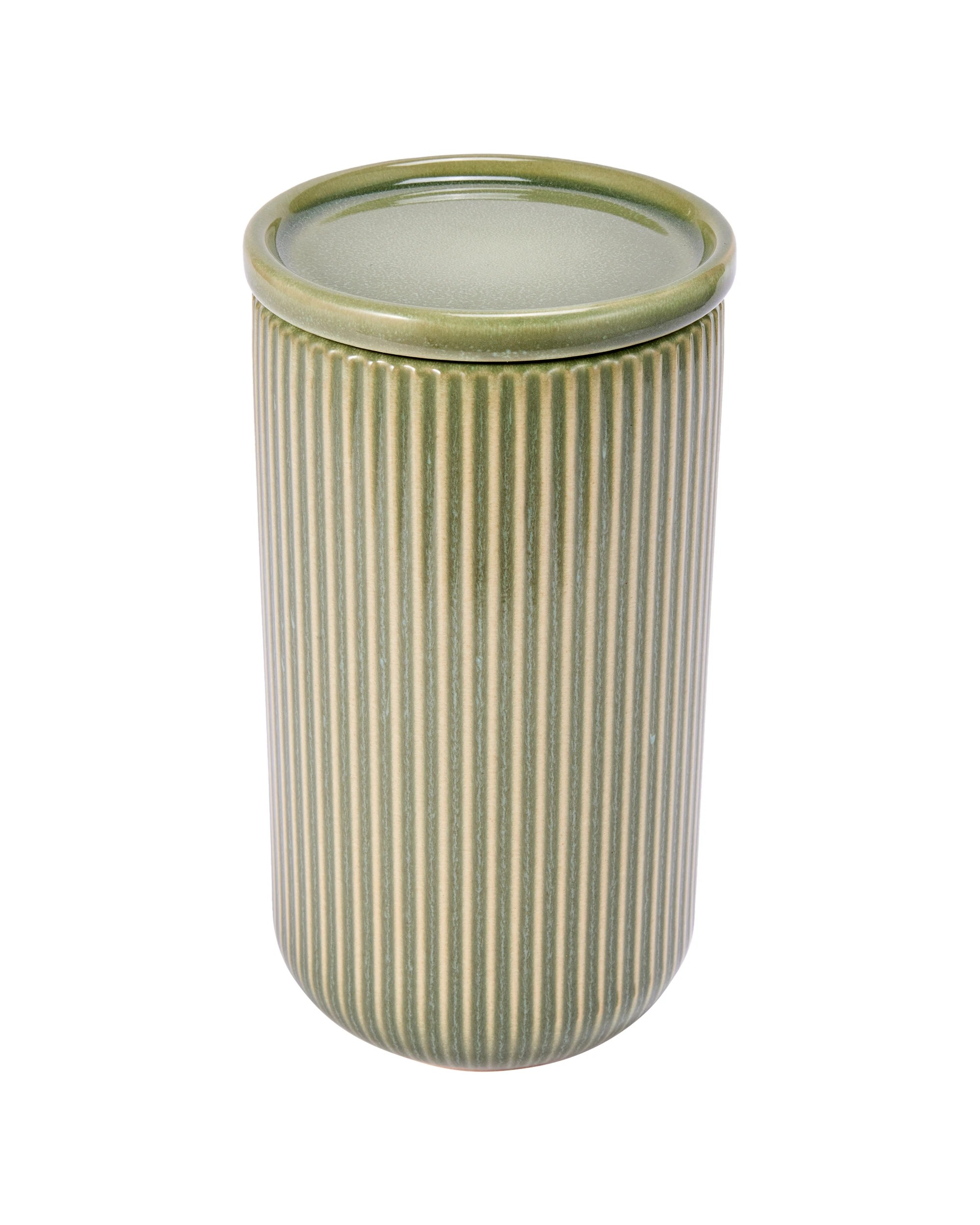 1 Large Green Linear Canister, 1 of 4