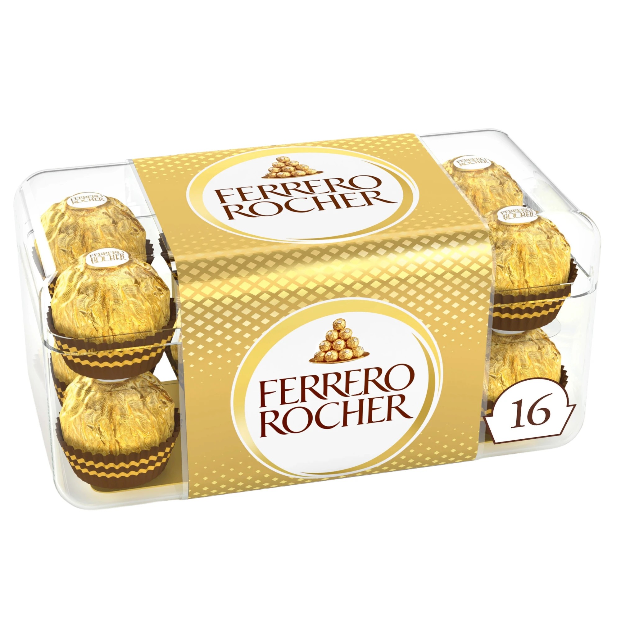 1 16 Pack Ferrero Rocher Chocolate Gift Box 200g, 1 of 9