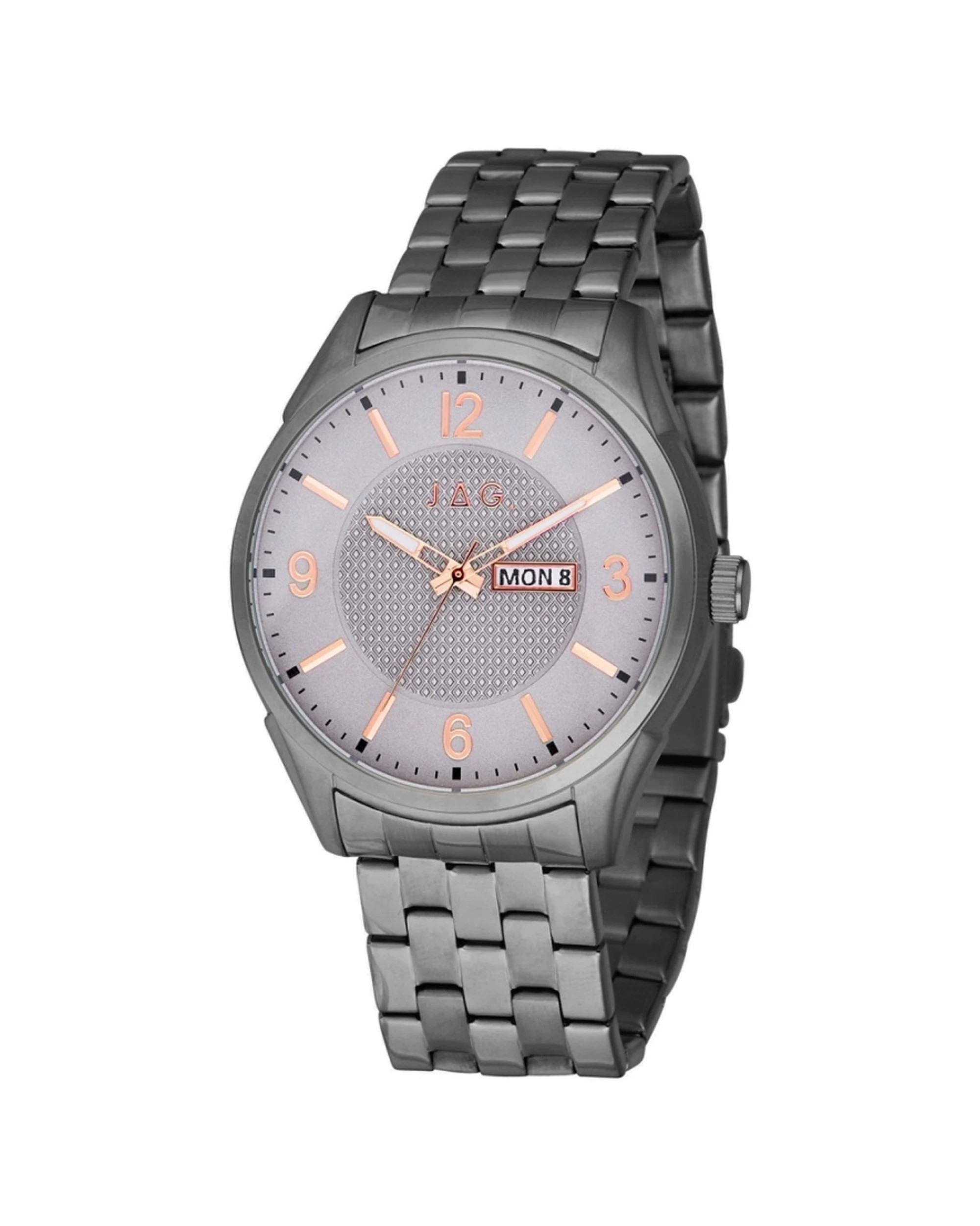 2 JAG William Grey Stainless Steel Band 44mm Watch 5 ATM Water Resistant, 2 of 2