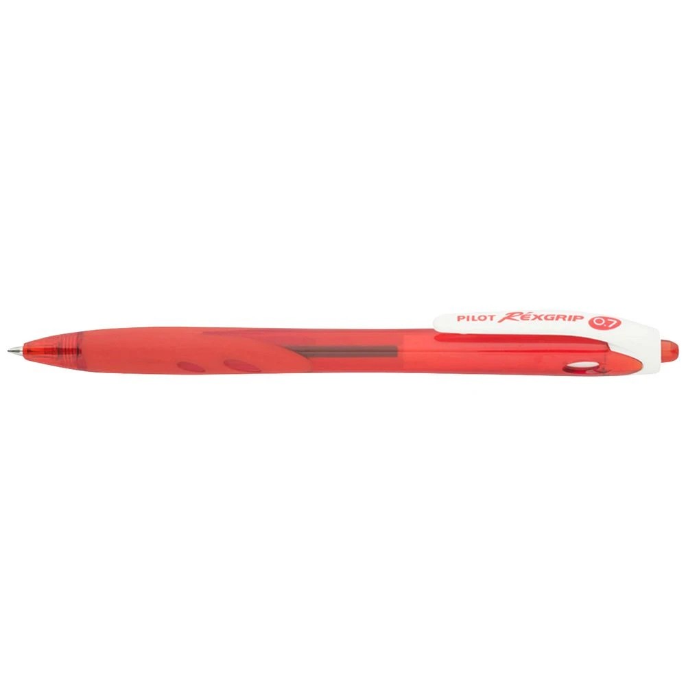 1 PILOT BegreeN Rexgrip Ballpoint Pen 0.7mm Red, 1 of 1