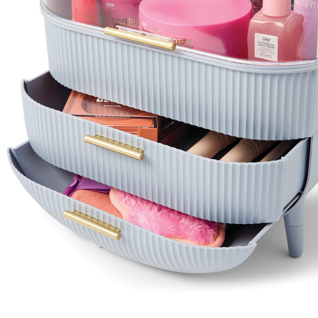 3 Cosmetic Organiser with Drawer, 3 of 10