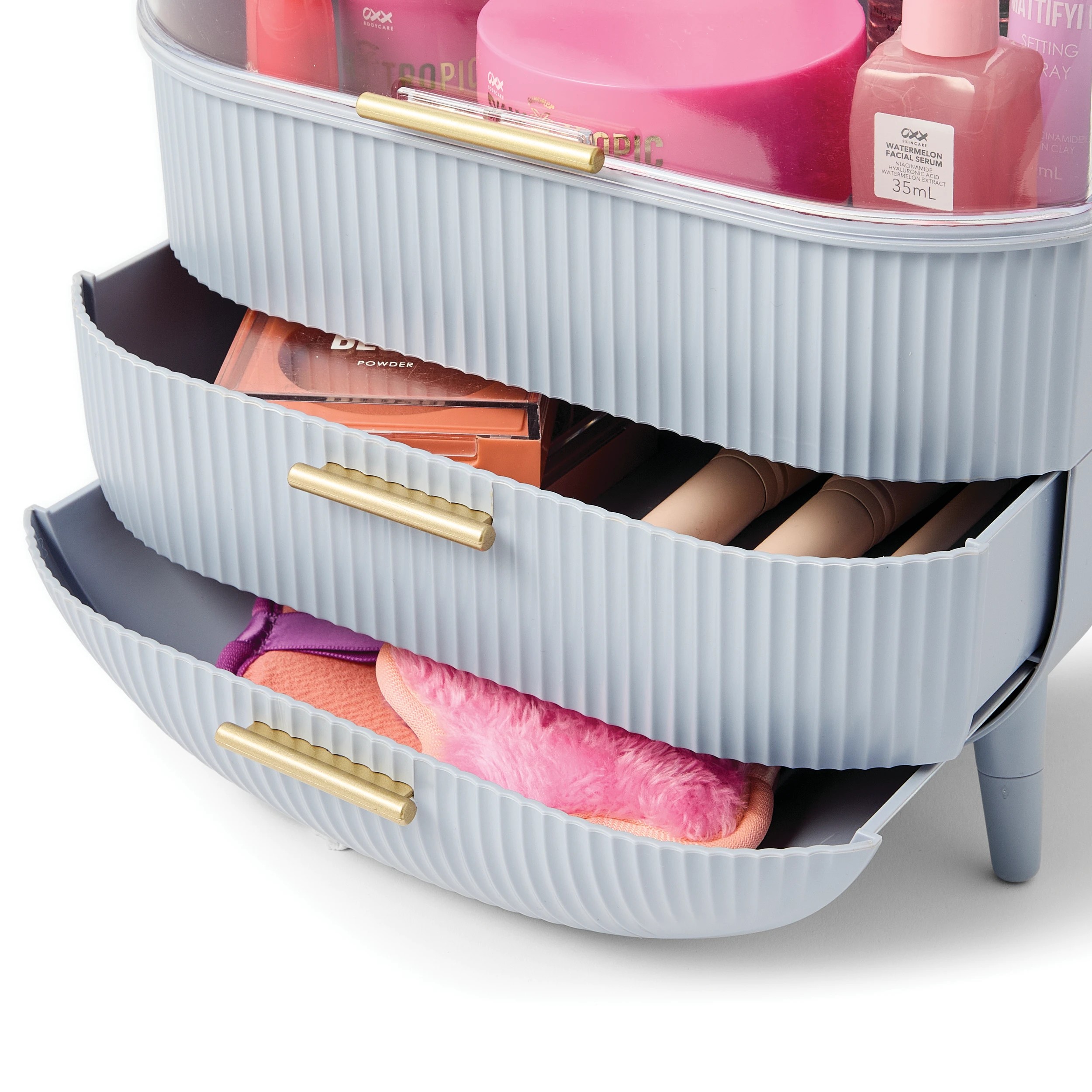 3 Cosmetic Organiser with Drawer, 3 of 10