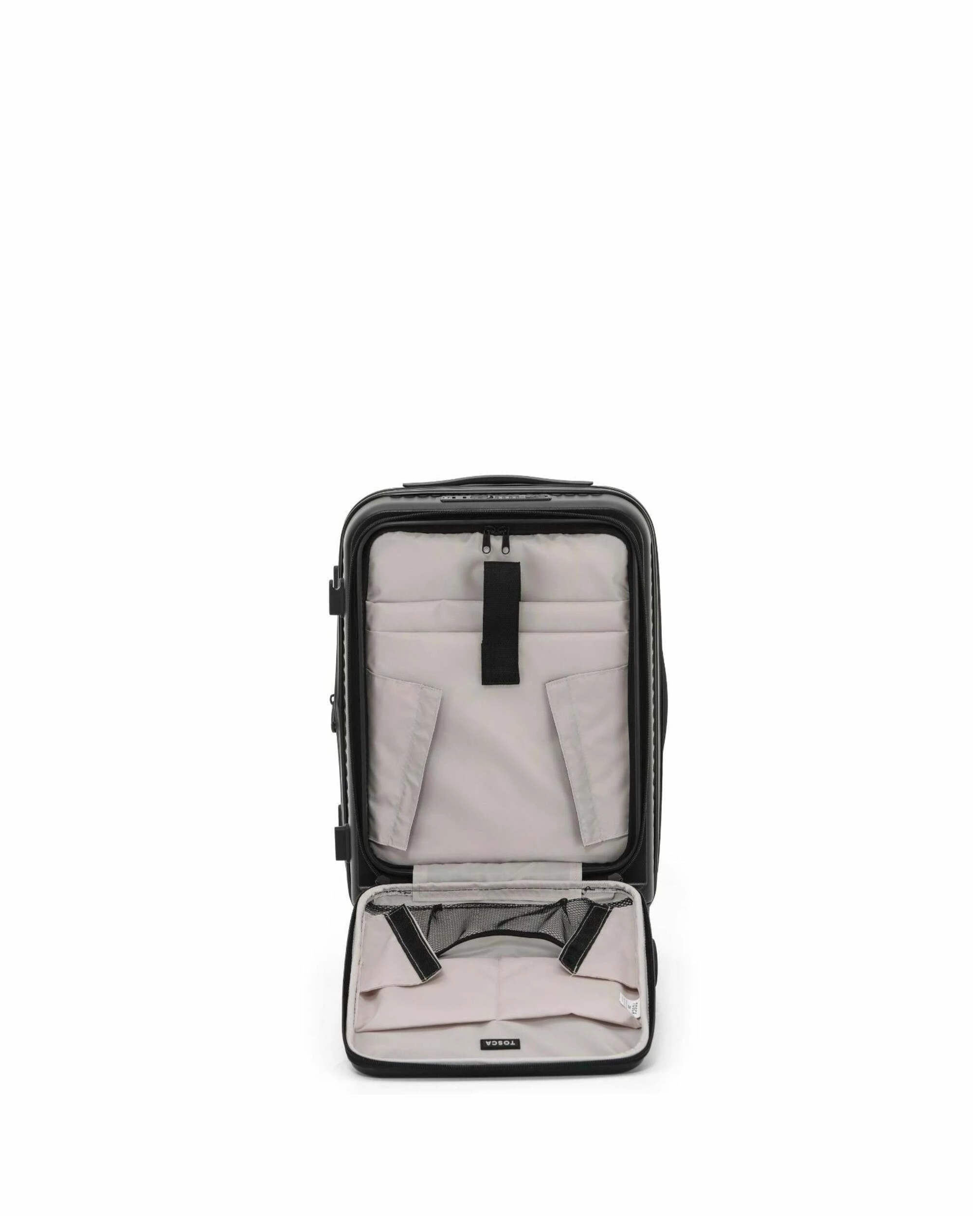 4 Tosca Zen Carry-On Suitcase Onboard Travel Luggage With Lock - Black, 4 of 4