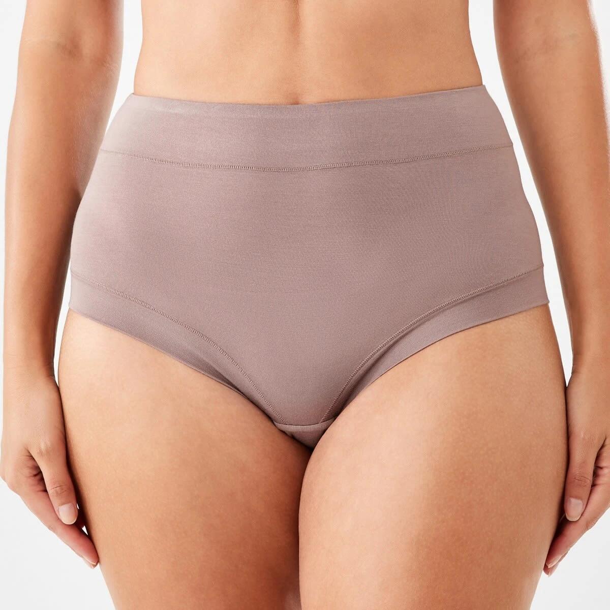 5 3 Pack Bamboo Full Briefs PINK CHALK, MISTY MAUVE, SOFT TAUPE, 5 of 8