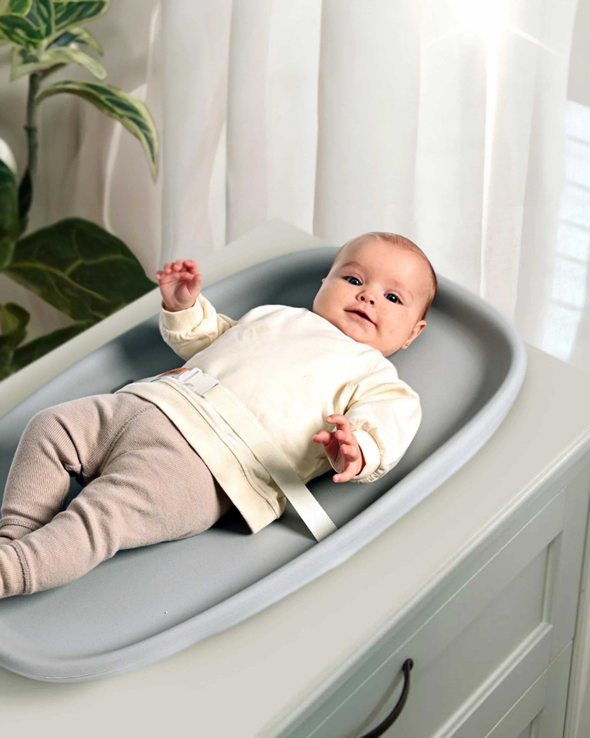2 Childcare Soft Change Mat - Grey, 2 of 6