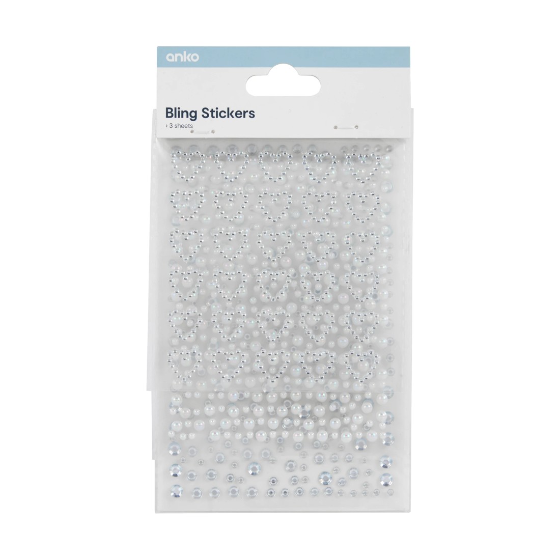 1 Bling Stickers - Heart, 1 of 2