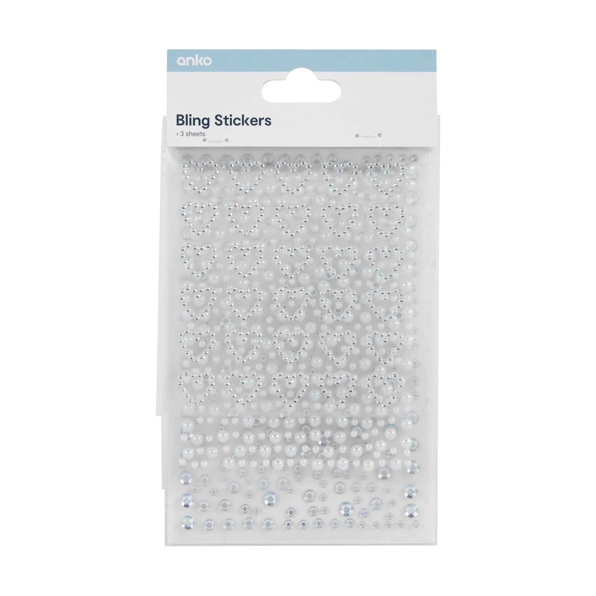 1 Bling Stickers - Heart, 1 of 2