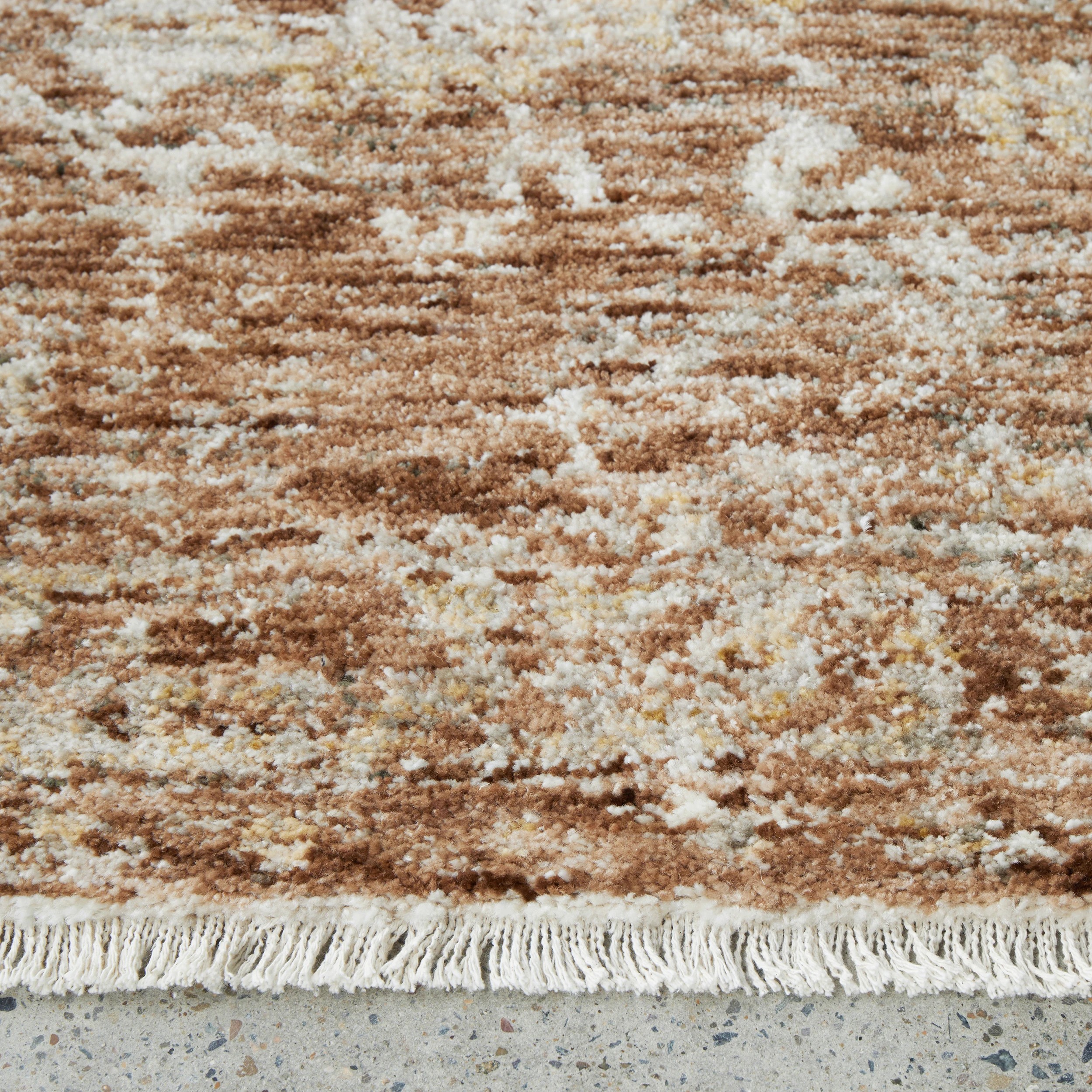 4 Common Ground Rugs Aegean Alvin 400x80cm - Large Runner Rug - Brown, 4 of 8