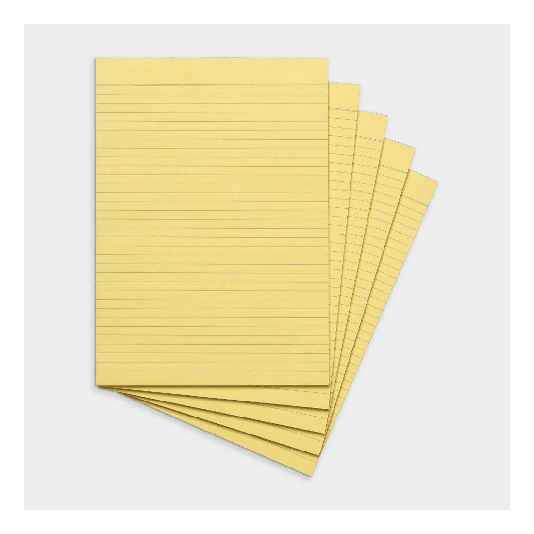 3 J.Burrows A4 Office Pads Ruled 50 Sheets 5 Pack, 3 of 3