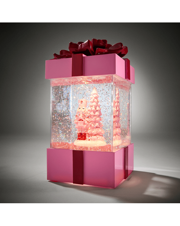 Light & Sound Present Snow Globe