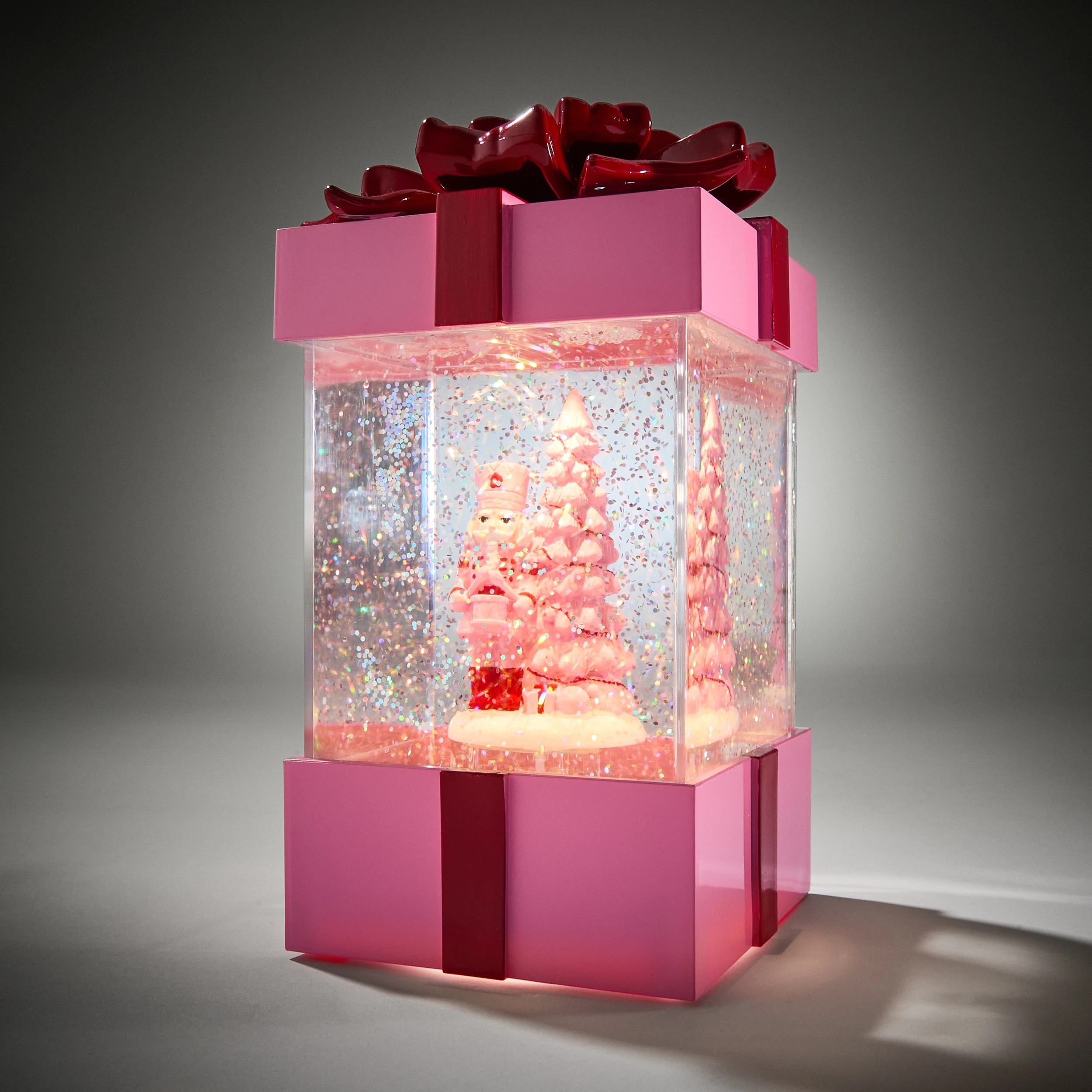 1 Light & Sound Present Snow Globe, 1 of 8