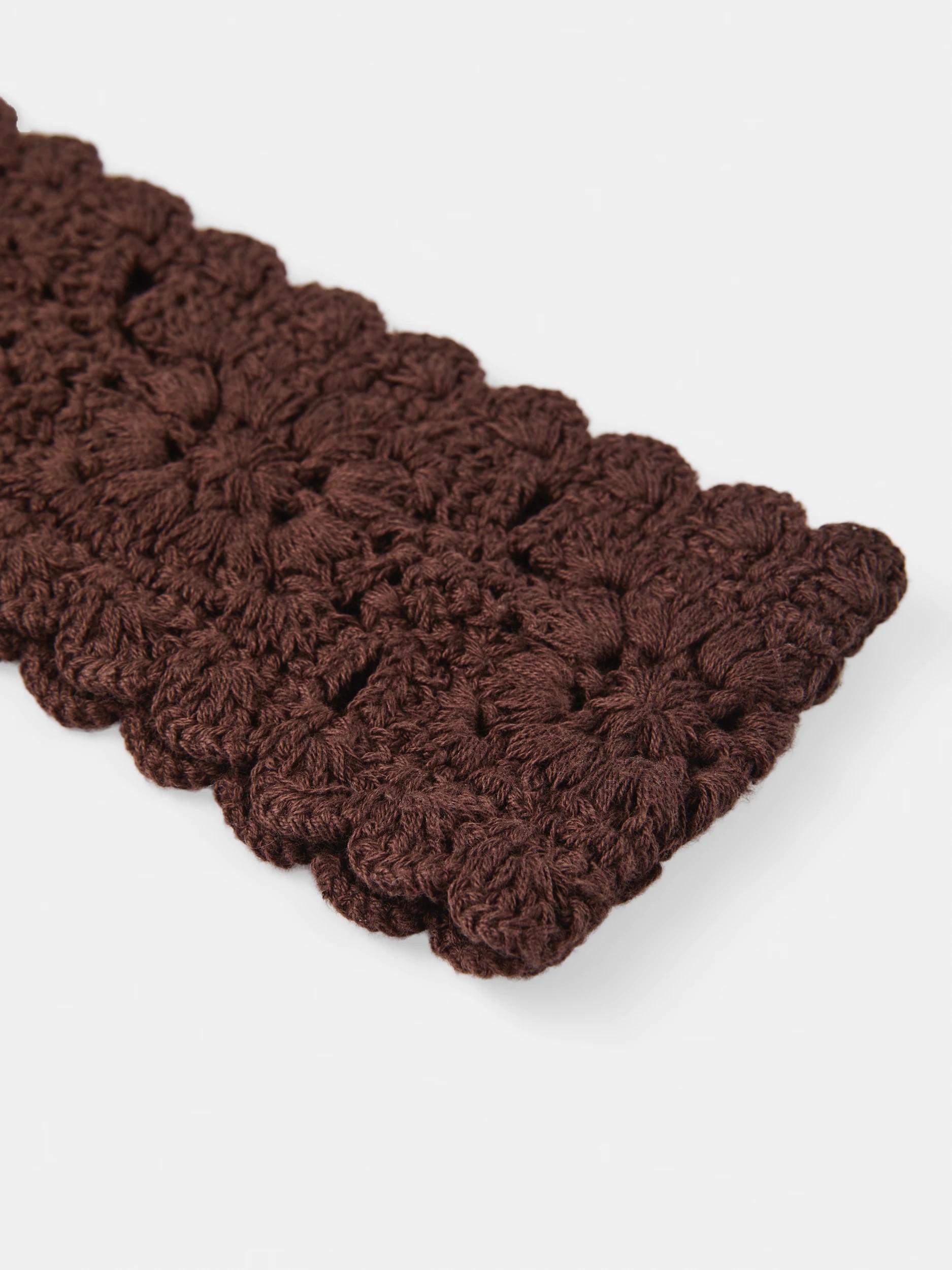 2 Crochet Stretch Headband - Brown, 2 of 4