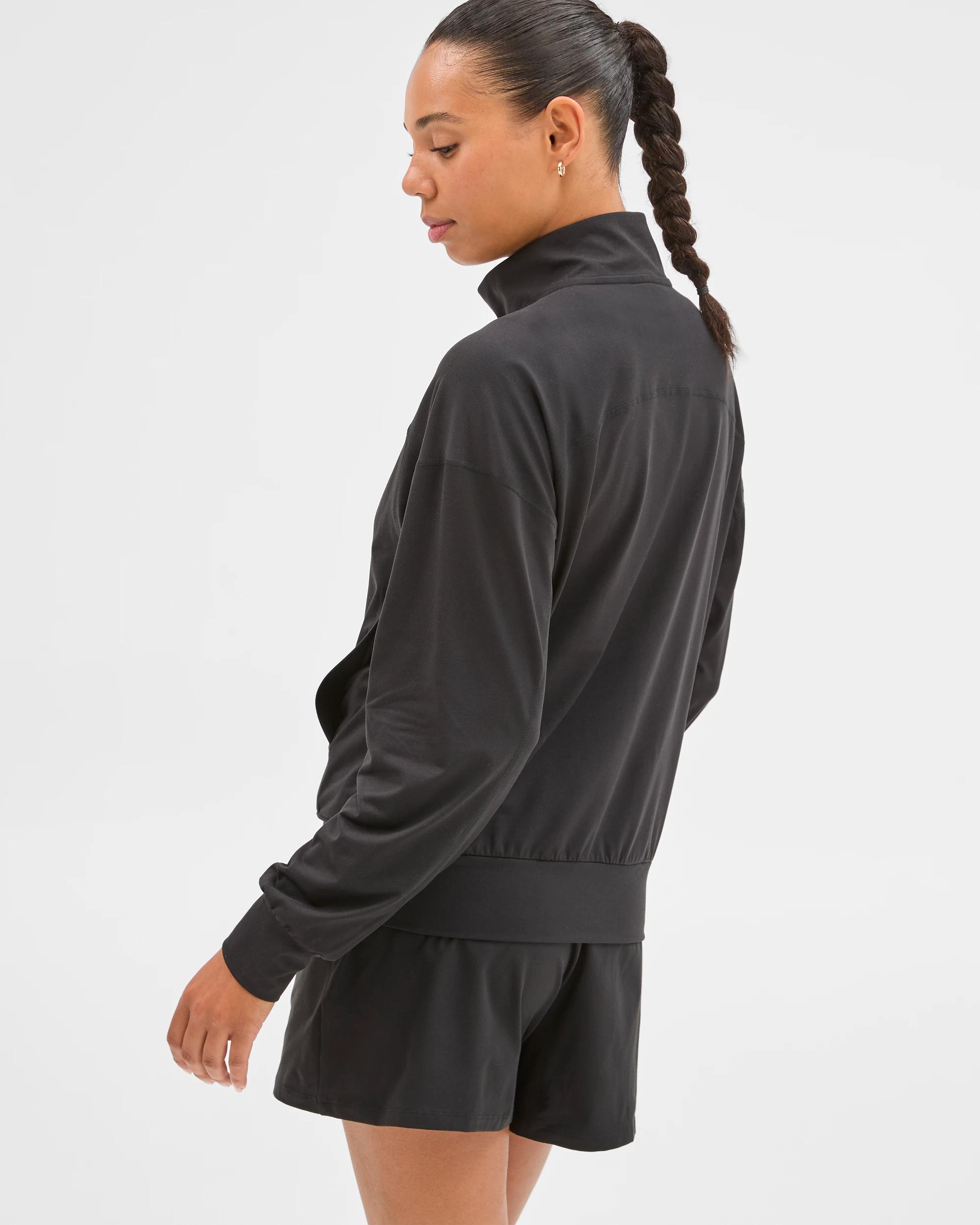 7 Target Active Active Studio Luxe Zip Through Jacket BLACK, 7 of 7