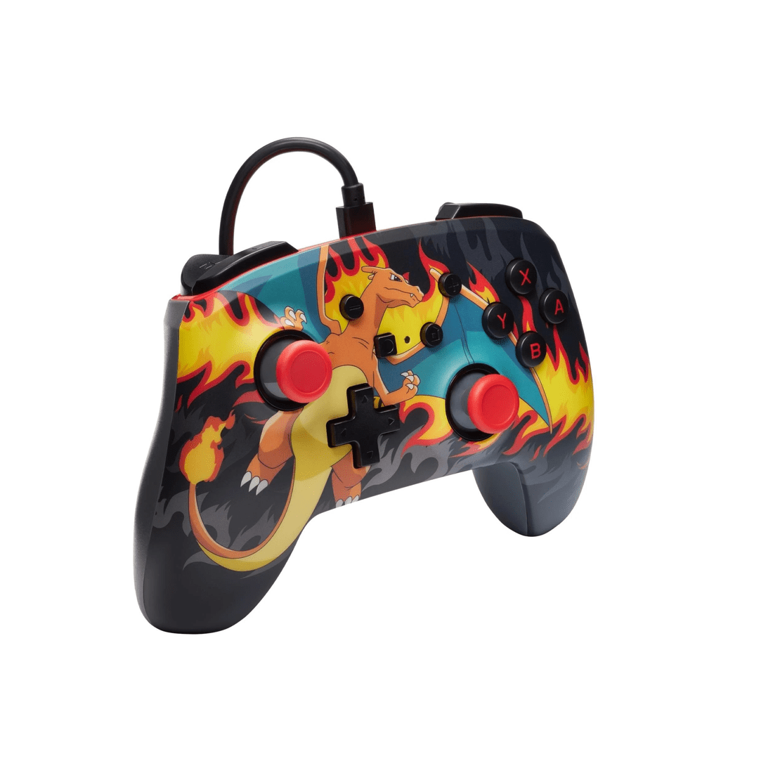 4 PowerA Enhanced Wired Controller for Nintendo Switch - Charizard Firestorm, 4 of 7