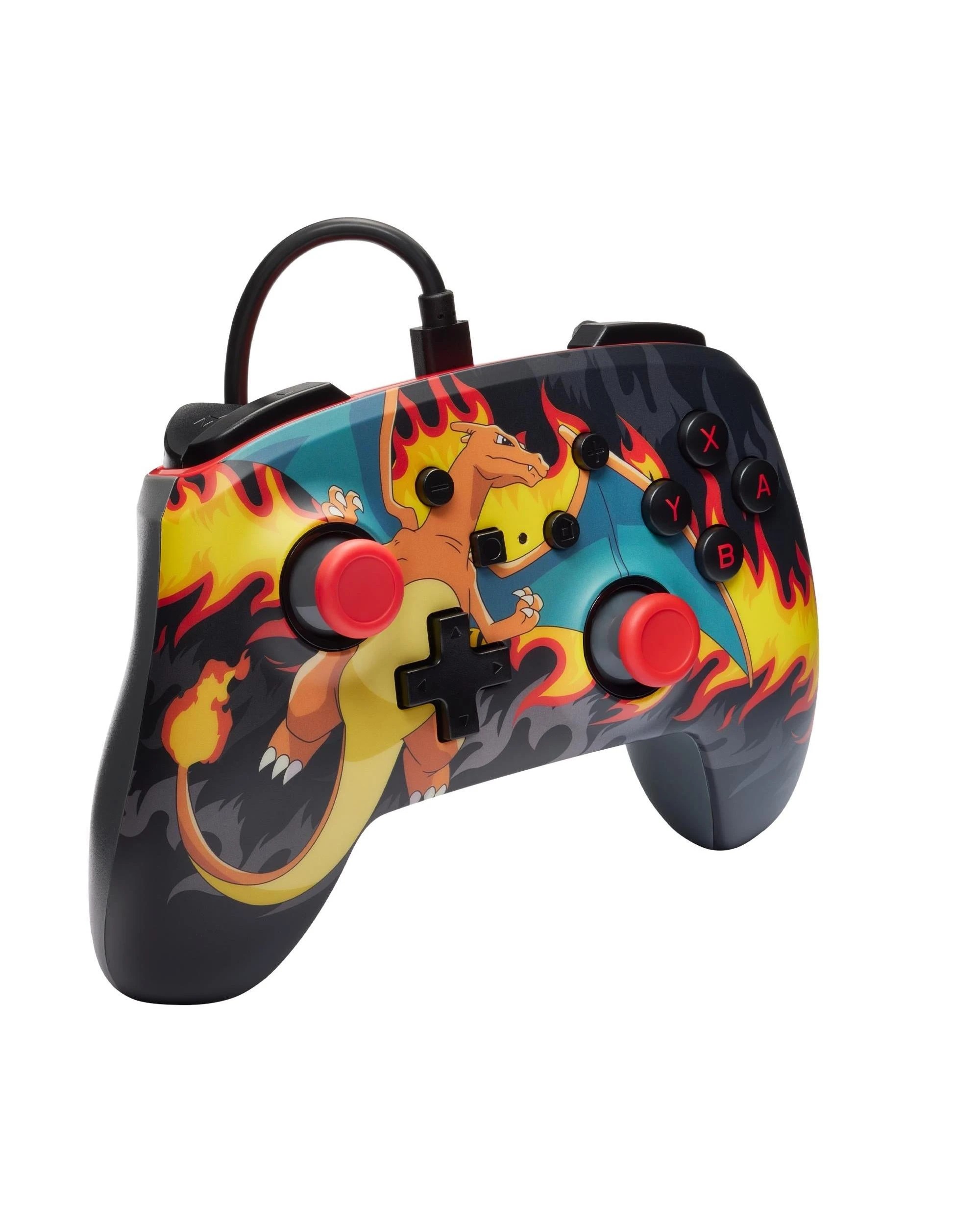 4 PowerA Enhanced Wired Controller for Nintendo Switch - Charizard Firestorm, 4 of 7