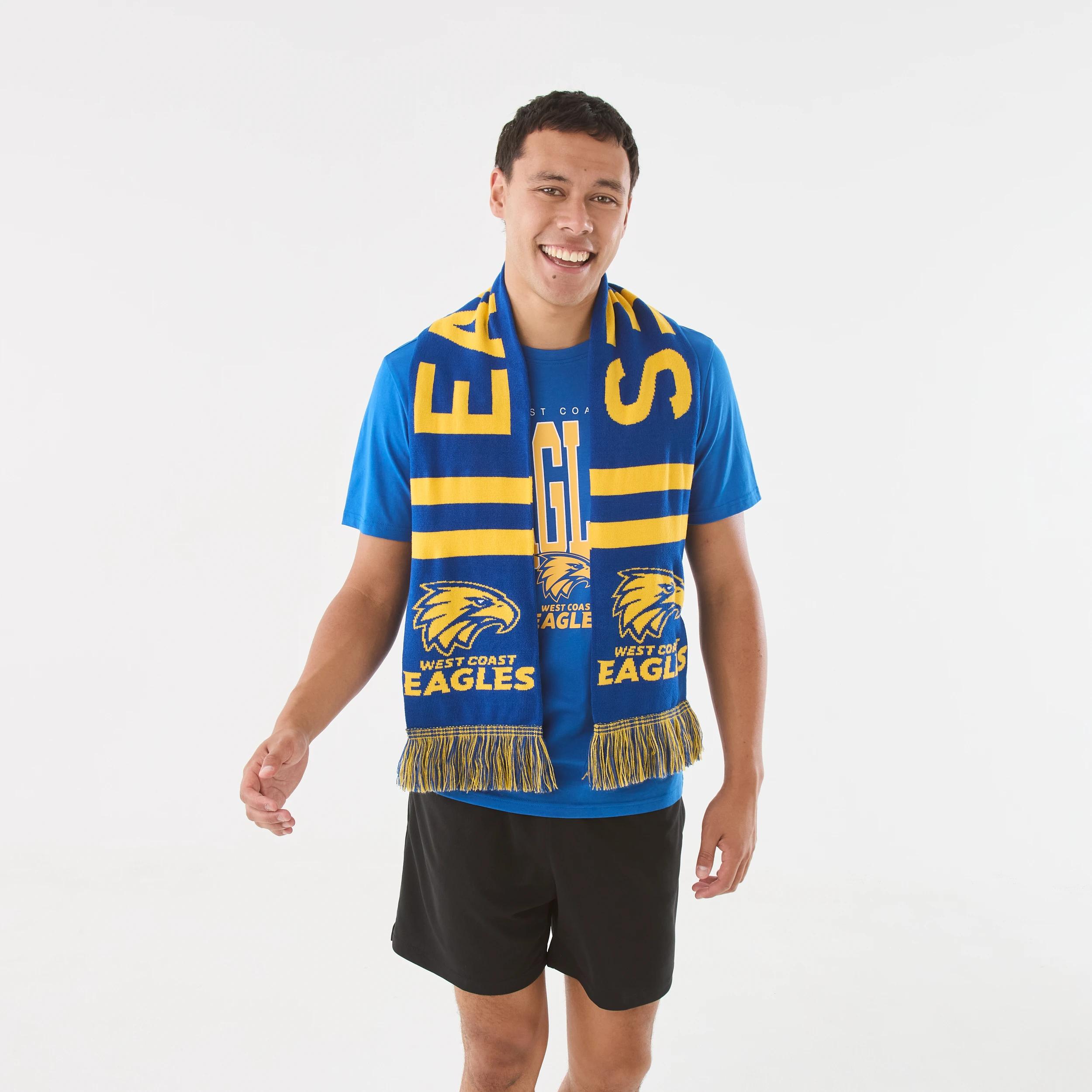 1 Official AFL Adult Scarf West Coast, 1 of 5