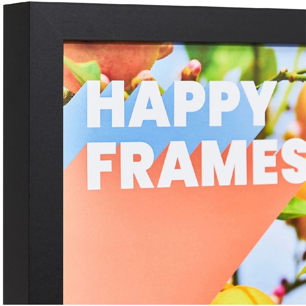 2 Happy Frames 30 x 30CM Poster Frame Black, 2 of 3