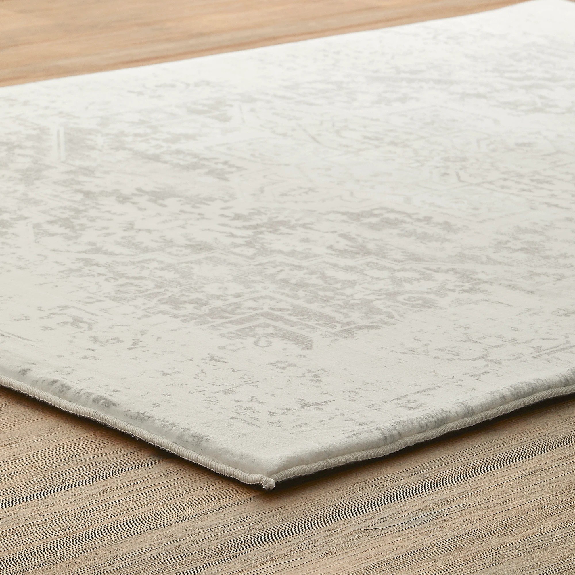 4 Common Ground Rugs Kumo Comfort Mat Asha 290x200cm - Large Soft Memory Foam Rug - Silver, 4 of 8