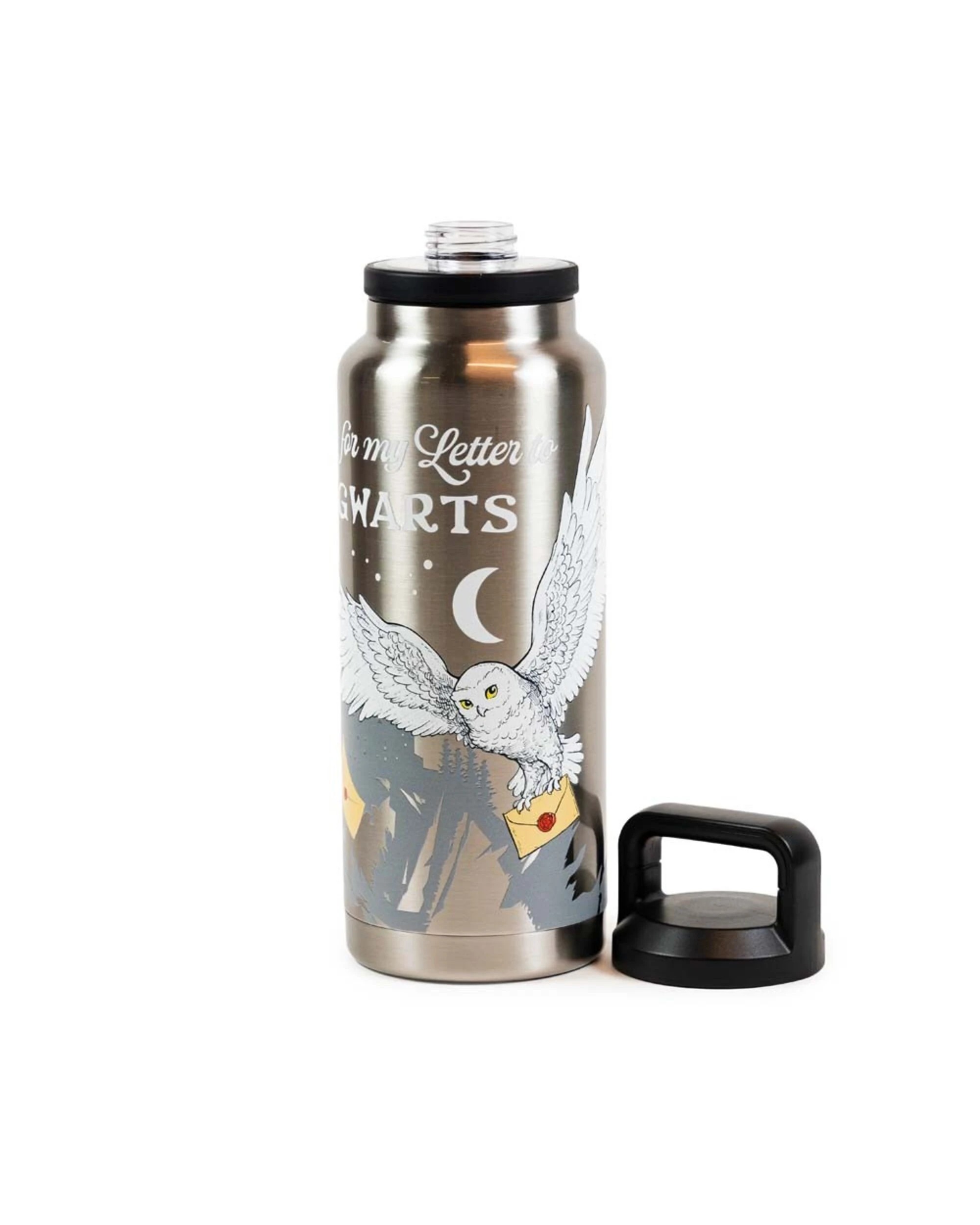 3 Harry Potter 25th Anniversary - Hogwarts Letter Premium Bottle - Silver, 3 of 4