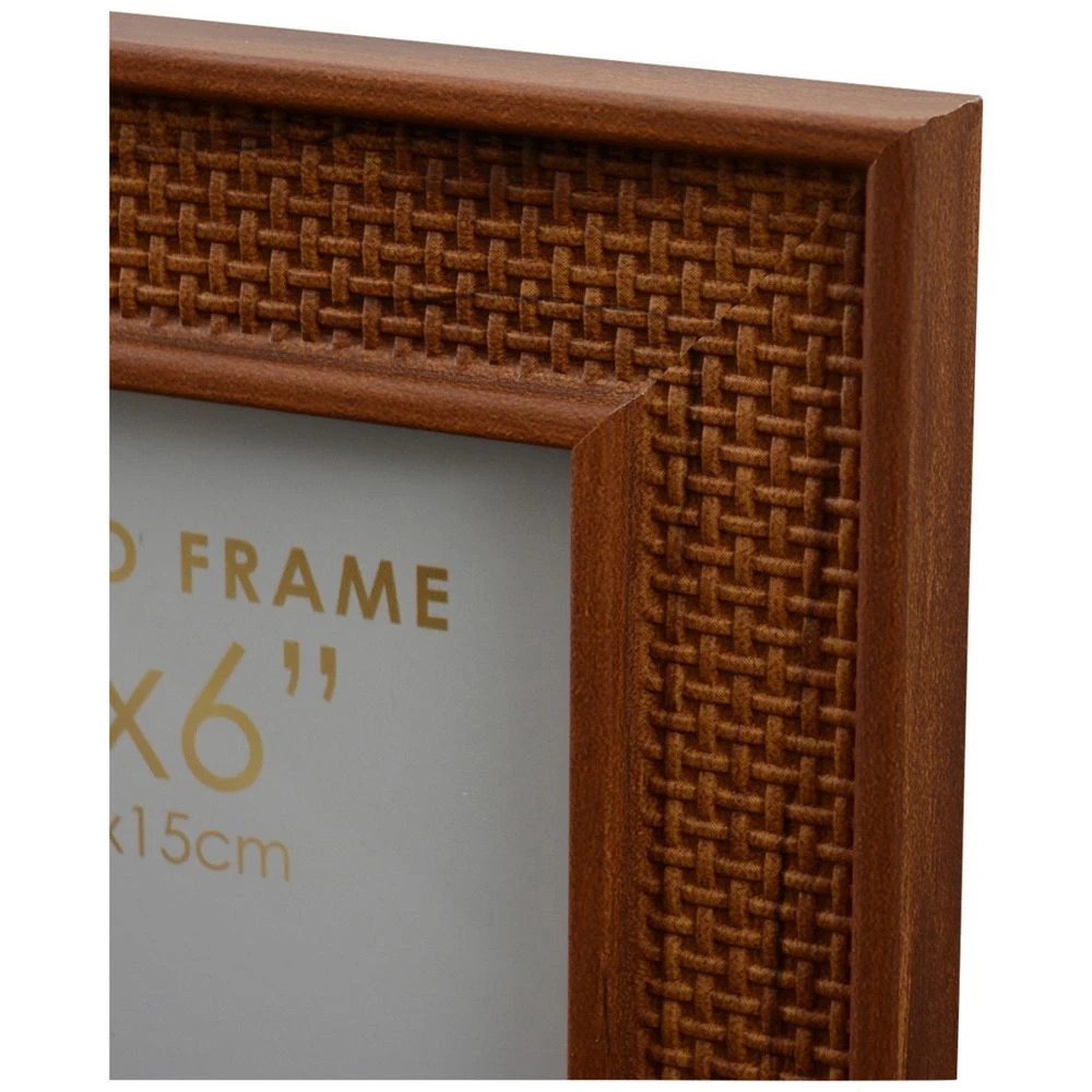 2 Atlas 6x4" Frame Teak Wood, 2 of 4