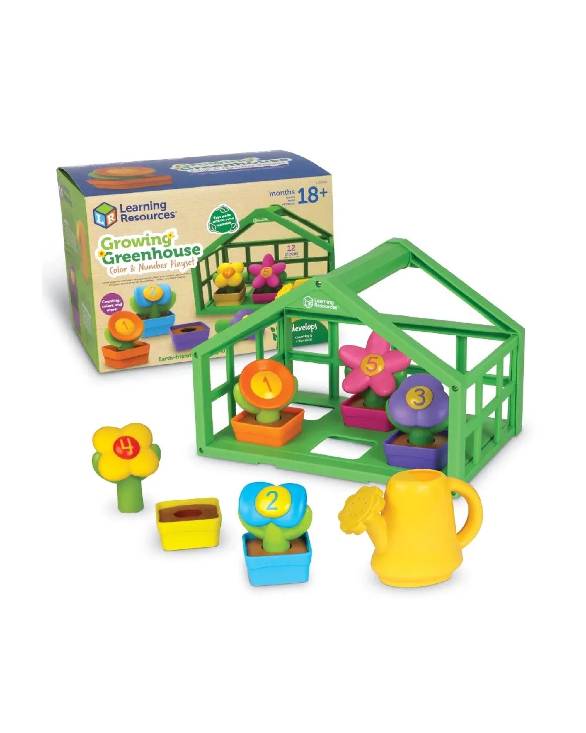 1 Learning Resources Growing Greenhouse Color and Number Playset, 1 of 7