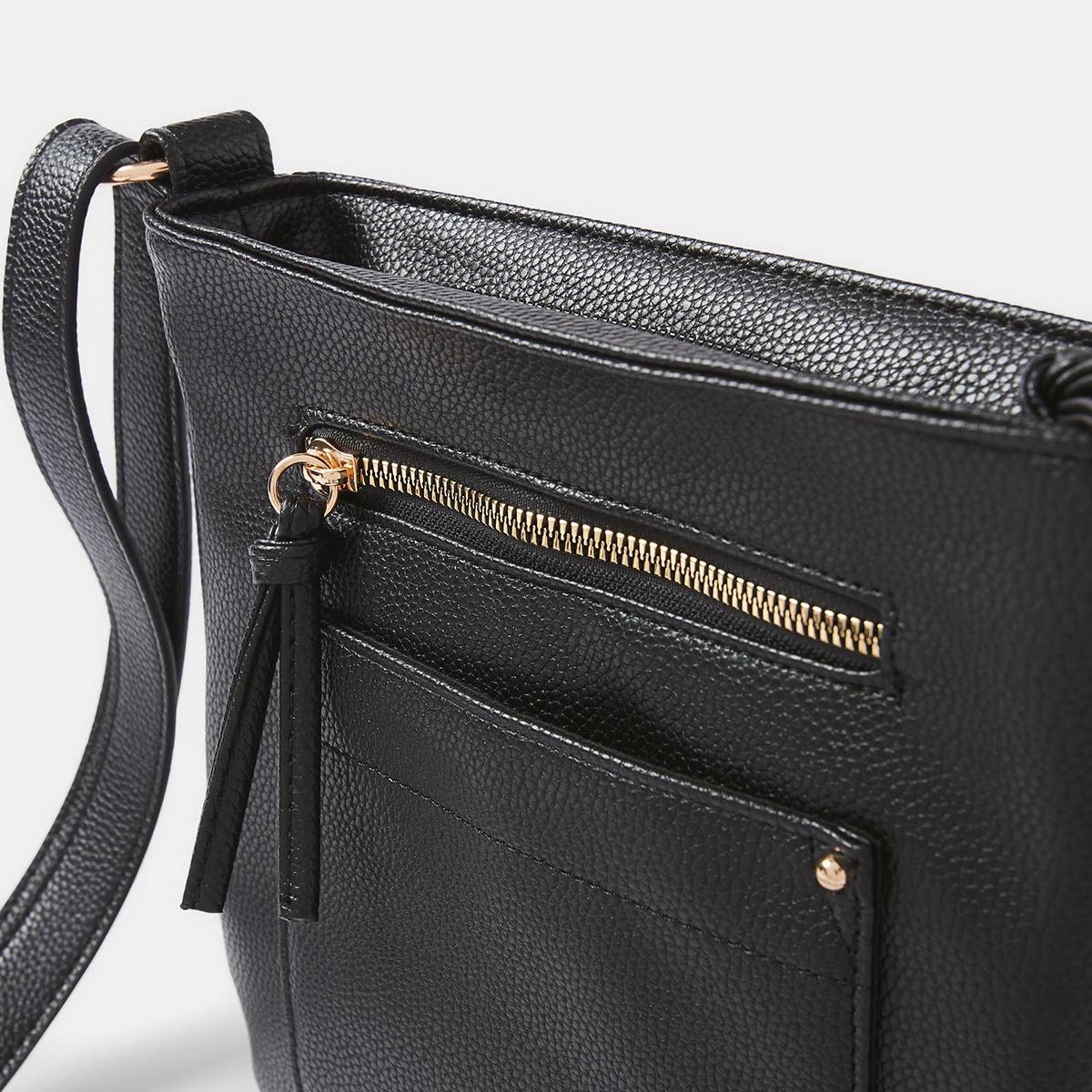 4 Butter Crossbody Bag BLACK, 4 of 6