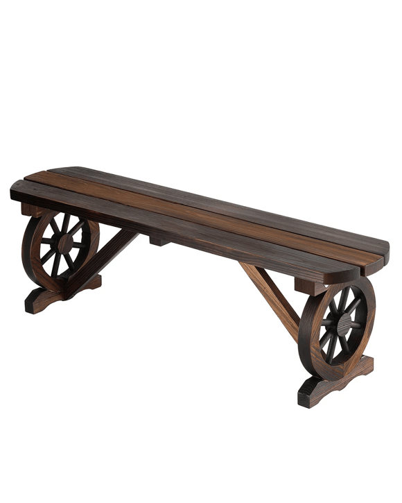 Gardeon Outdoor Garden Bench Seat en Patio Furniture Wagon Dining Chair - Charcoal