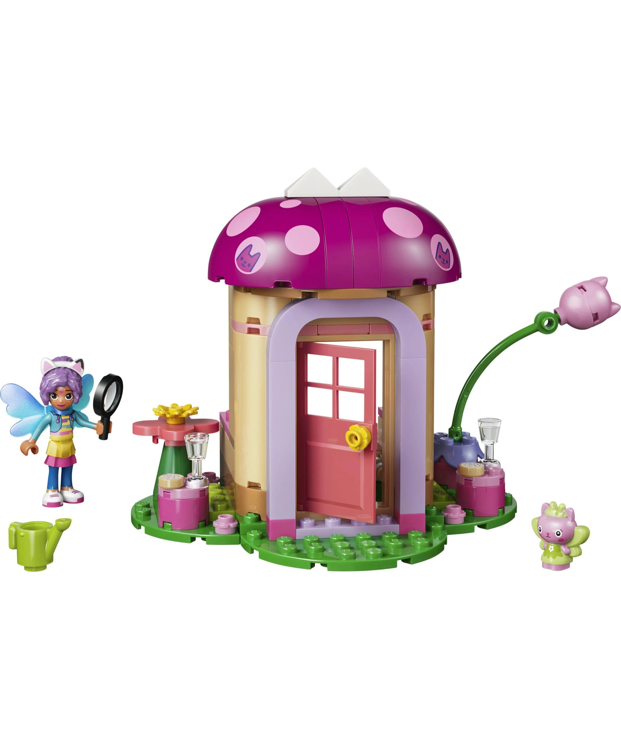 2 LEGO Gabby's Dollhouse Kitty Fairy's Garden House 11212, 2 of 10