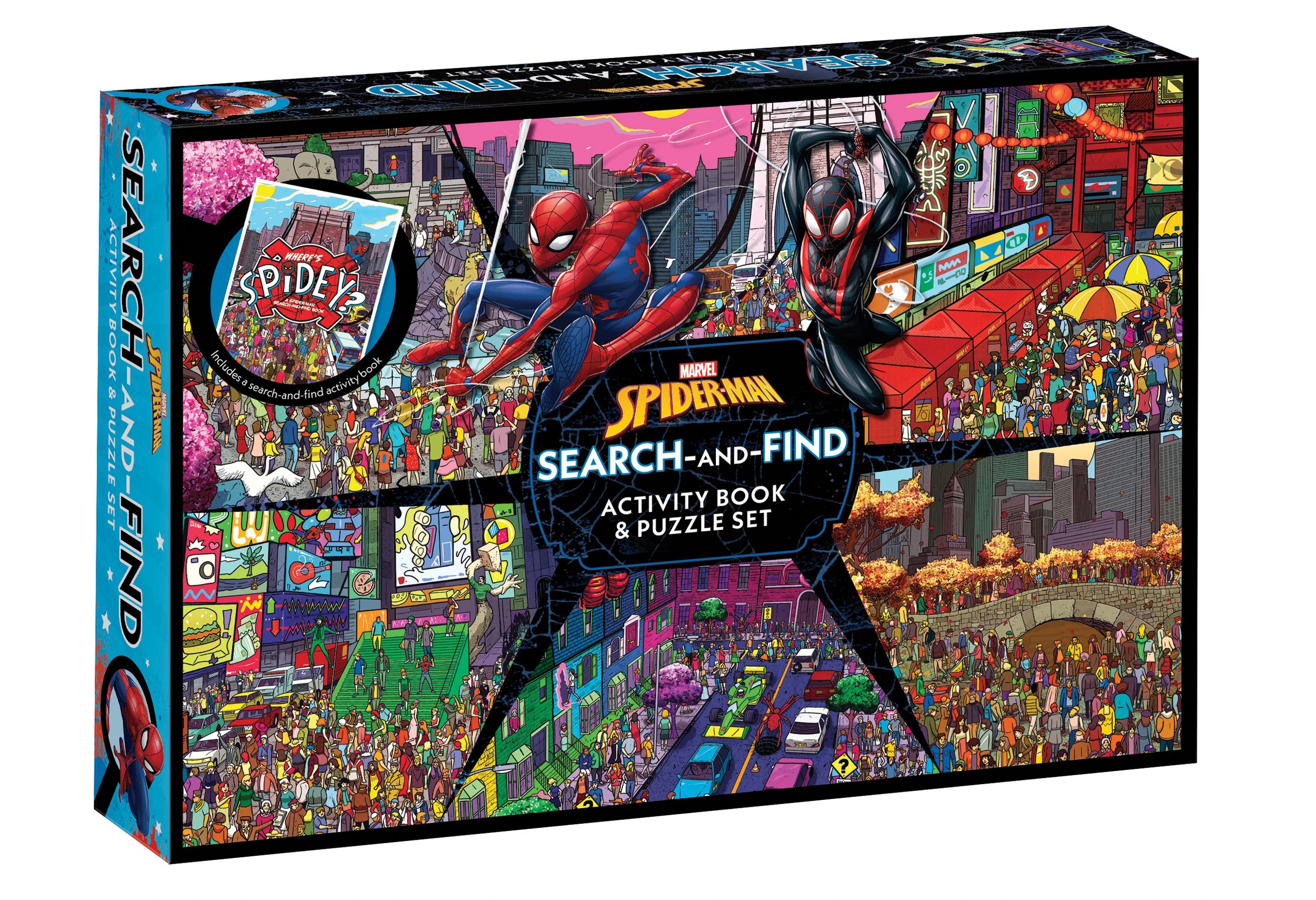 1 Marvel Spider-Man: Search-and-Find Activity Book & Puzzle Set - Book, 1 of 2