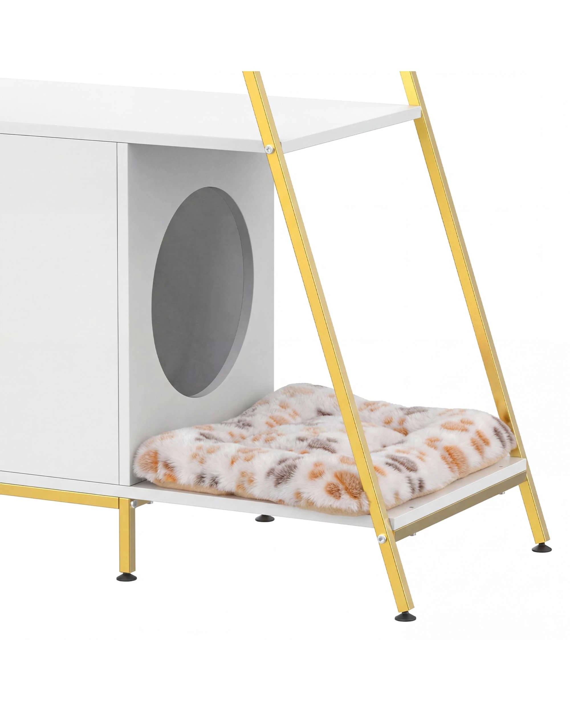 7 Advwin 2-in-1 Cat Litter Box Enclosure, 7 of 10
