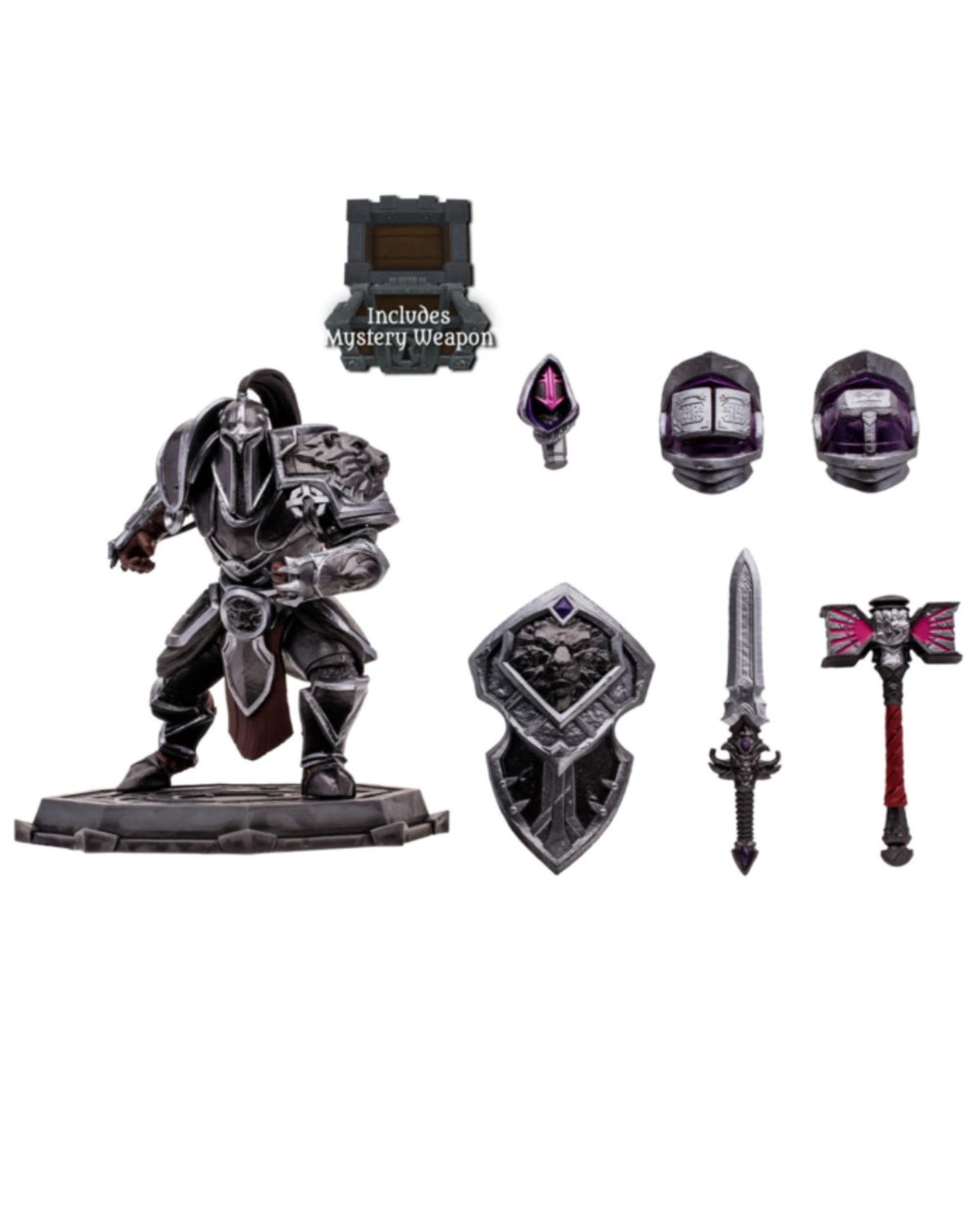 3 McFarlane World Of Warcraft Epic Human Warrior/Paladin 6 inch Figure, 3 of 10