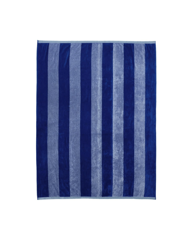 Striped Cotton Beach Blanket - 