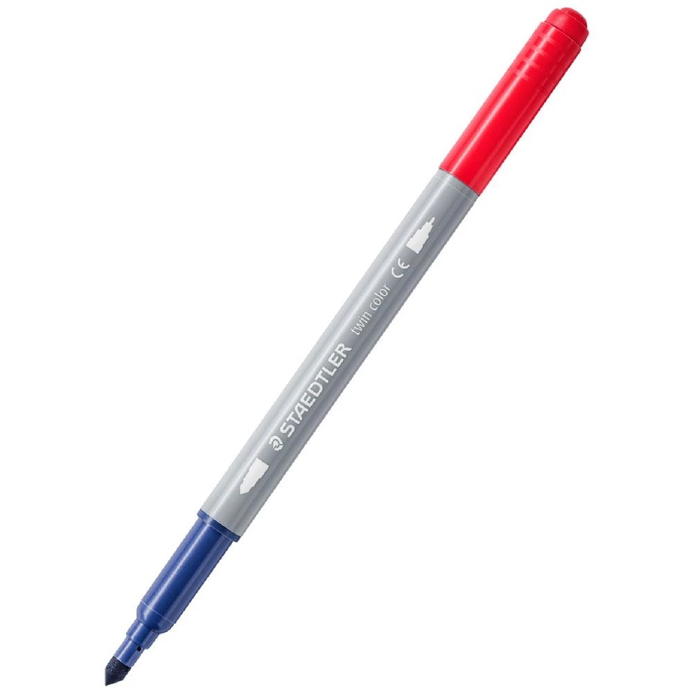 2 Staedtler Twin Tips Fibre Tip Pens 10 Pack, 2 of 10