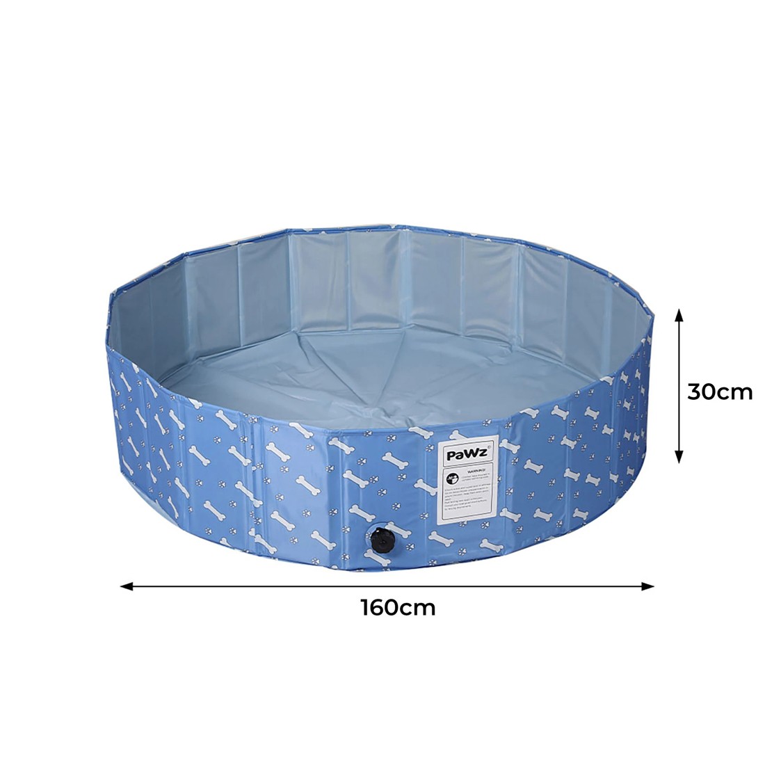 3 Pawz Foldable Dog Swimming Pool Large, 3 of 7