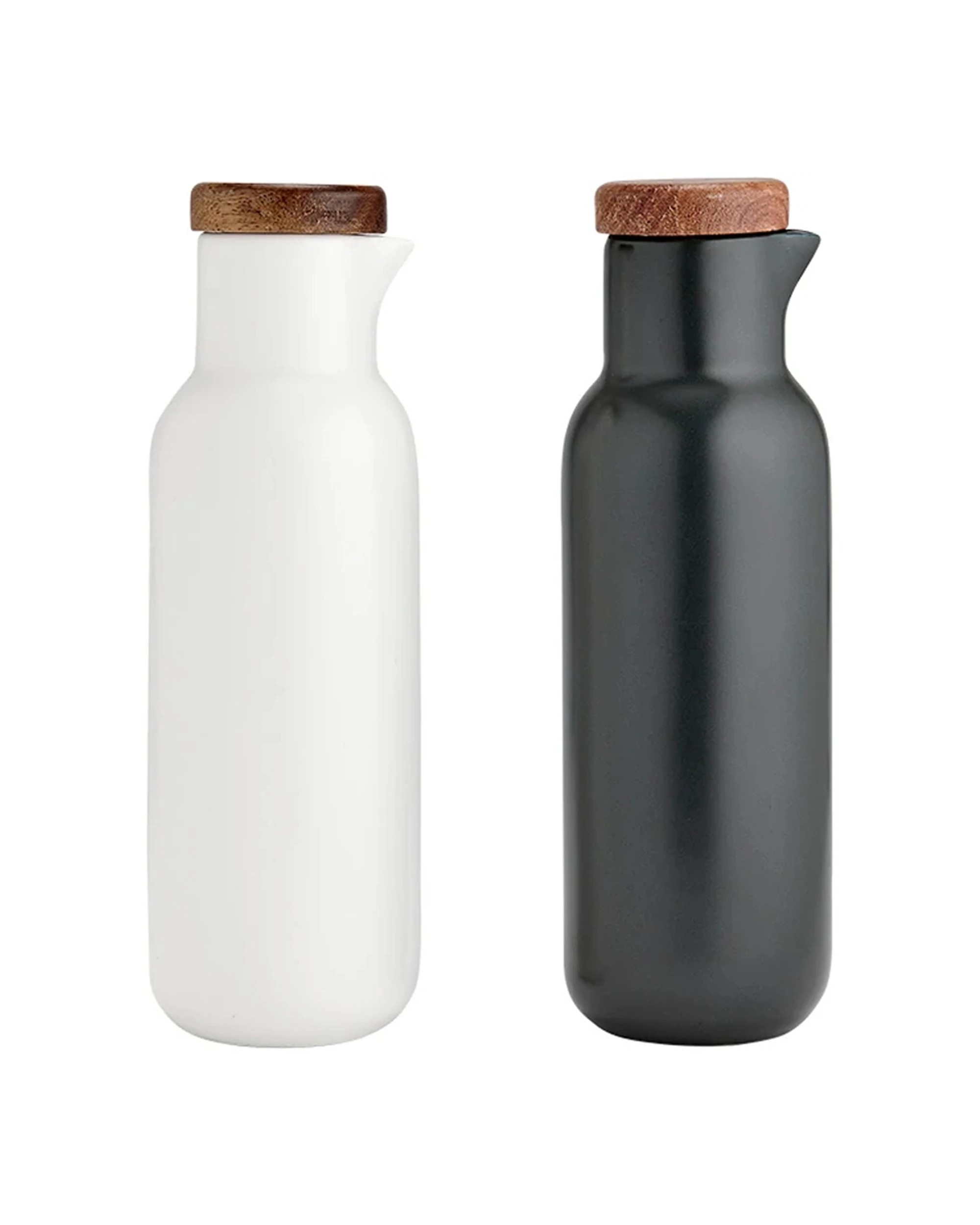 1 Ladelle 2pc Essentials Oil & Vinegar Bottle Set 320ml - White, 1 of 4