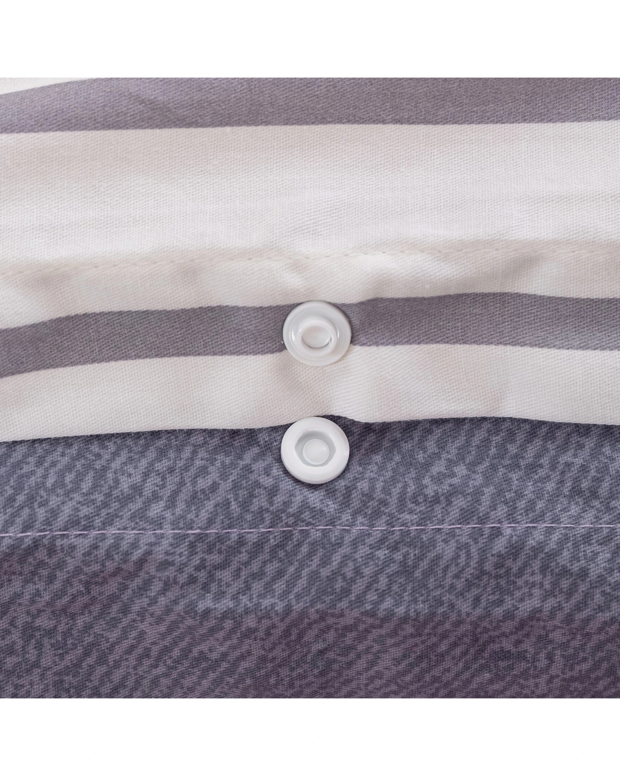 4 Dreamaker Tommy 100% Cotton Reversible Quilt Cover Set - King Single Bed - Dark Blue and White, 4 of 10