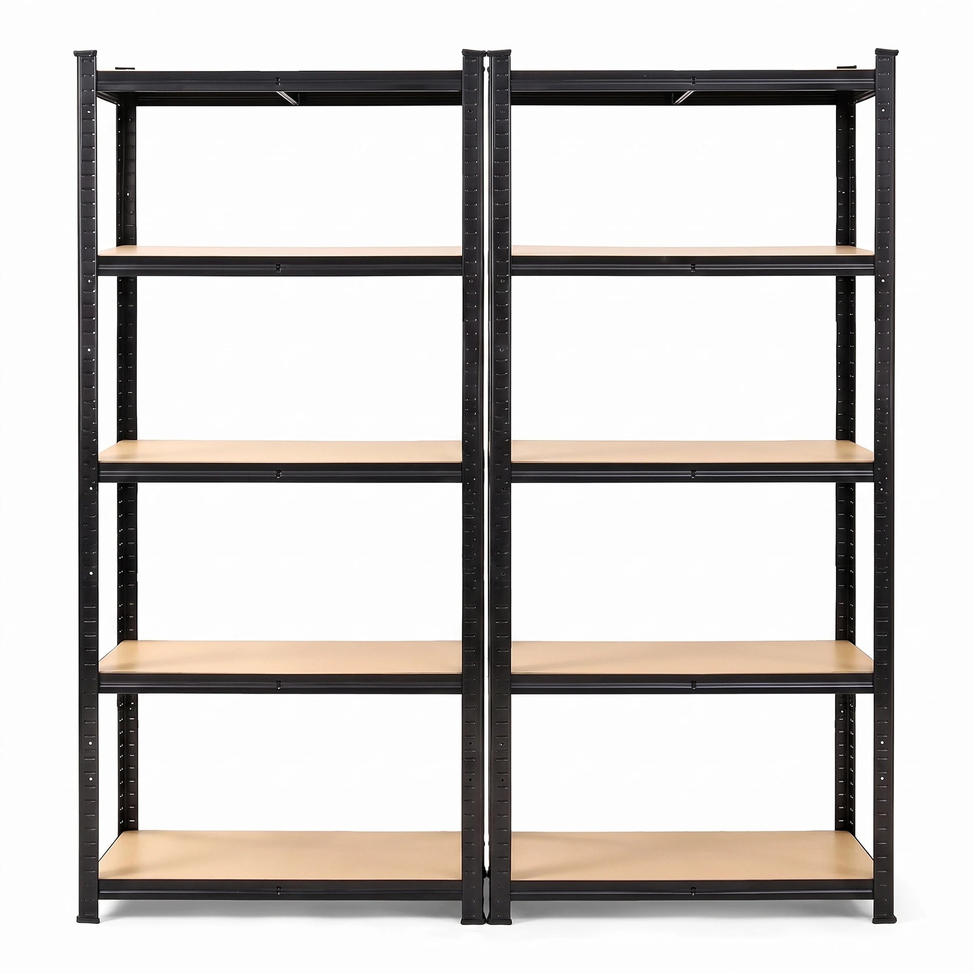 3 Giantz 2-Rack Garage Shelving 1.5X0.7m Warehouse Shelves Storage Rack Pallet Racking - Black, 3 of 8
