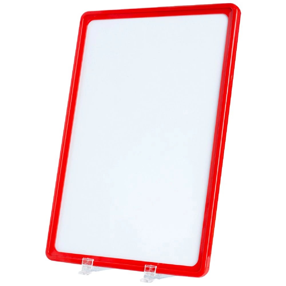 1 Meto A4 Signage Frames Red 2 Pack, 1 of 2