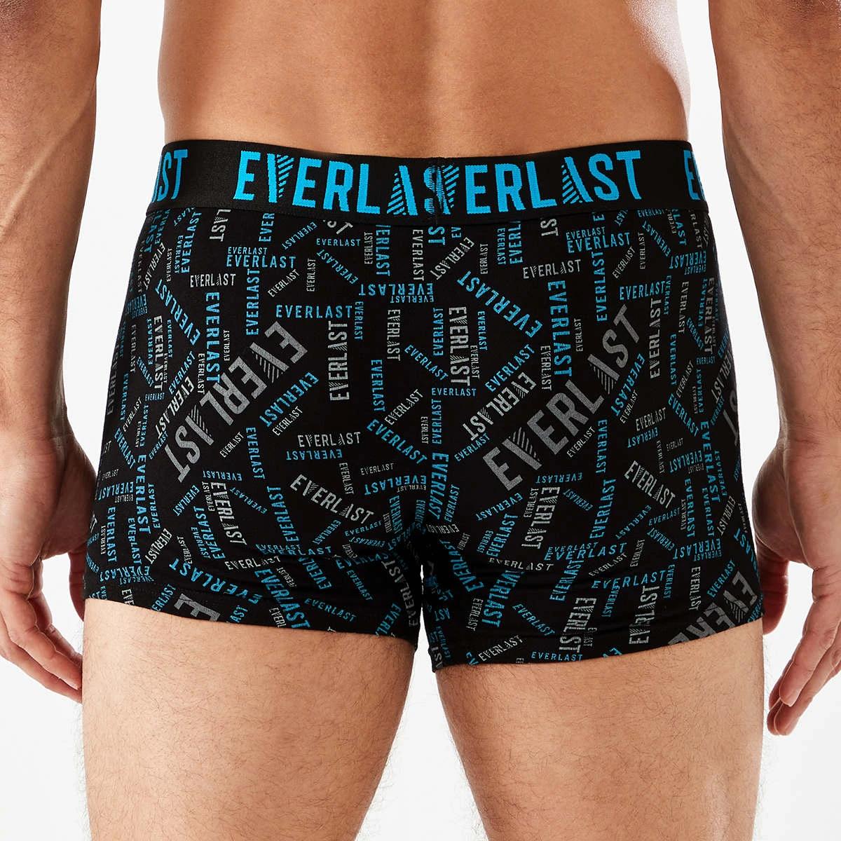 6 3 Pack Everlast Mens Workwear Trunks Print Logo, 6 of 7